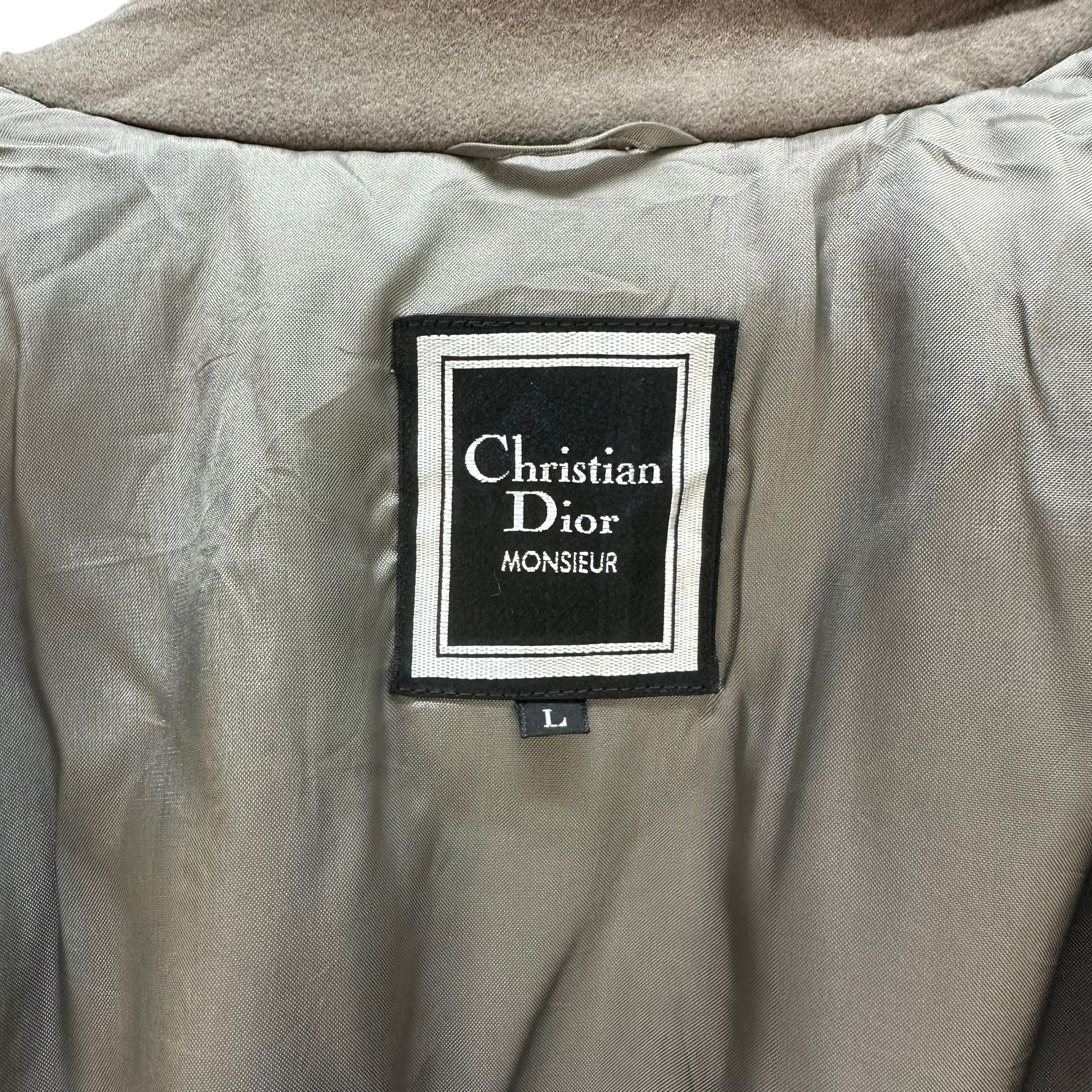 Christian Dior Monsieur CHRISTIAN DIOR WOOL DOUBLE COLLAR JACKET #7832-180 Size US L / EU 52-54 / 3 - 7 Thumbnail