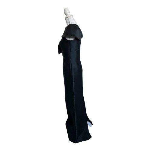 Sachin & Babi SACHIN & BABI Ines Column Gown Dress Size 4 Black Maxi Floor Size S / US 4 / IT 40 - 8 Thumbnail