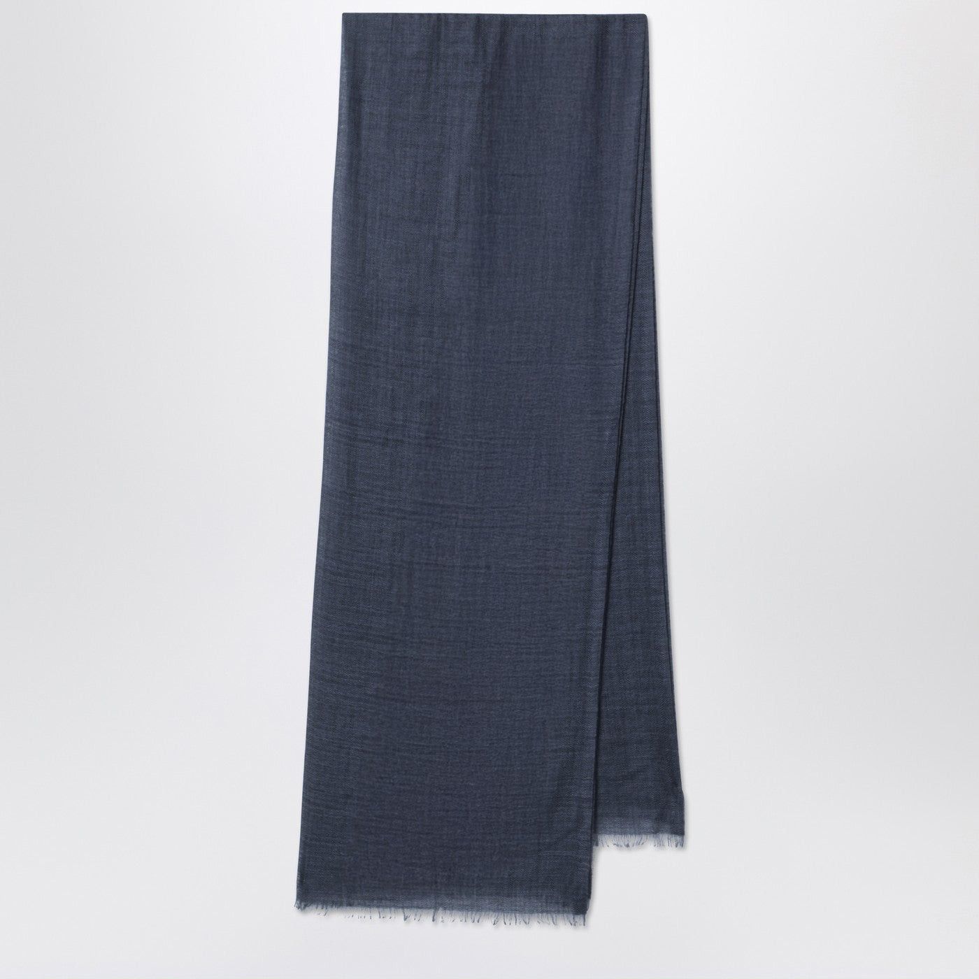 Loro Piana Loro Piana Blue Brina Cashmere And Silk Scarf Size ONE SIZE - 1 Thumbnail