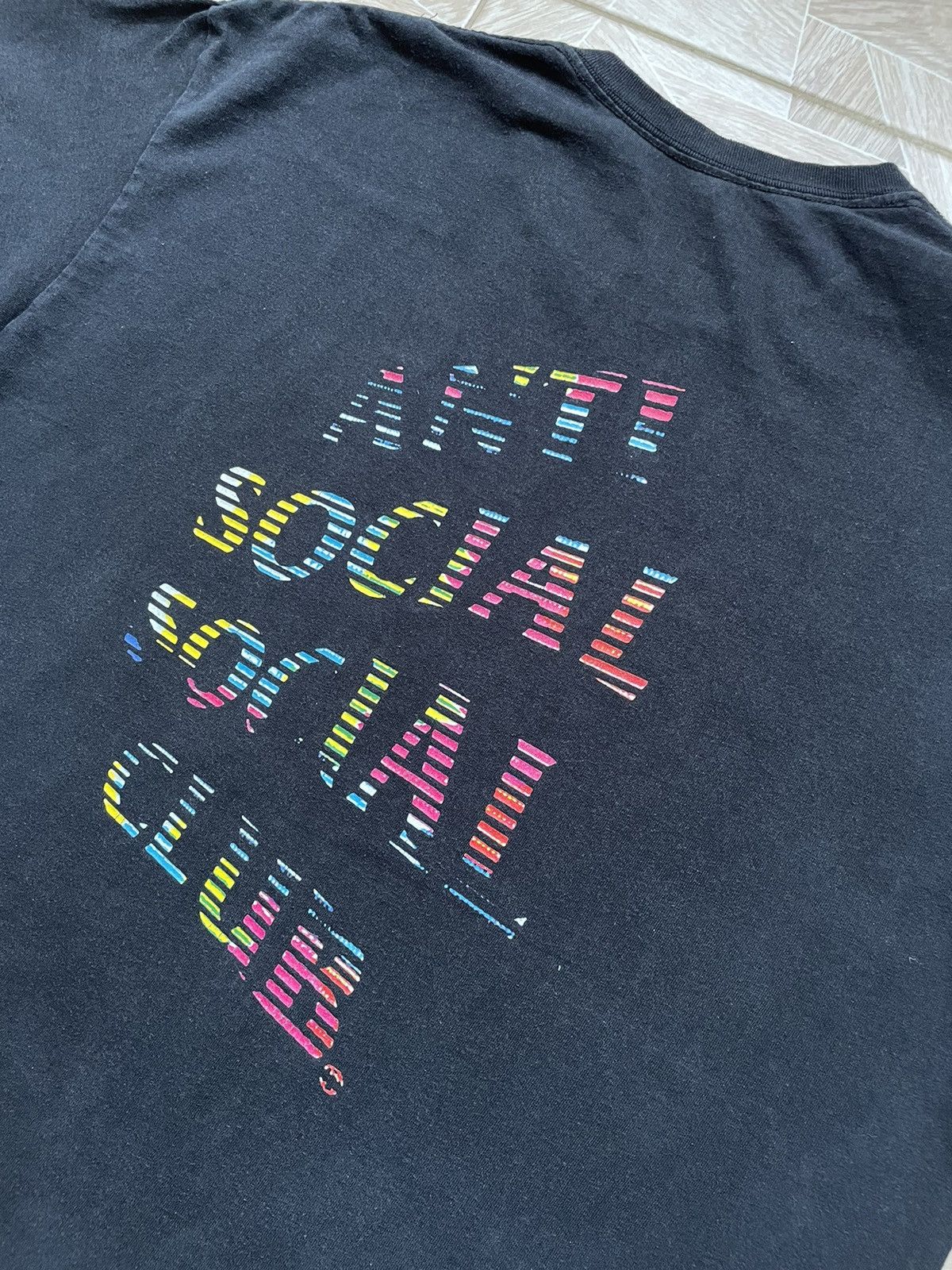 Anti Social Social Club × Vintage Anti Social Social Club ASSC Rainbow Blinds Logo USA Made XL Size US XL / EU 56 / 4 - 5 Thumbnail