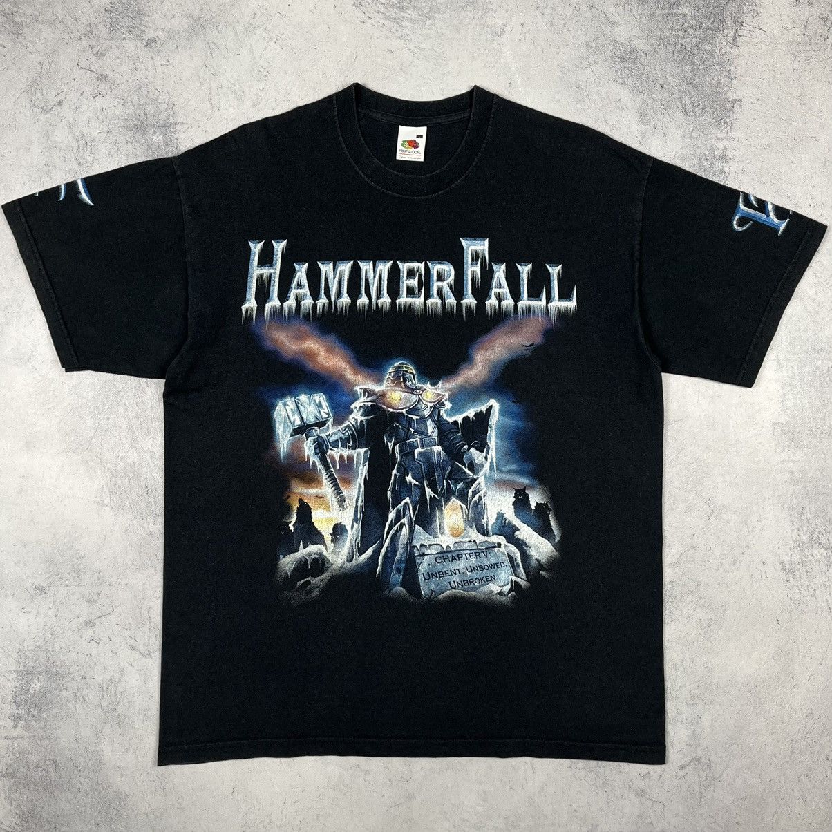 Band Tees Vintage Hammer Fall rare heavy metal rock band tee 90’s Size US L / EU 52-54 / 3 - 2 Thumbnail