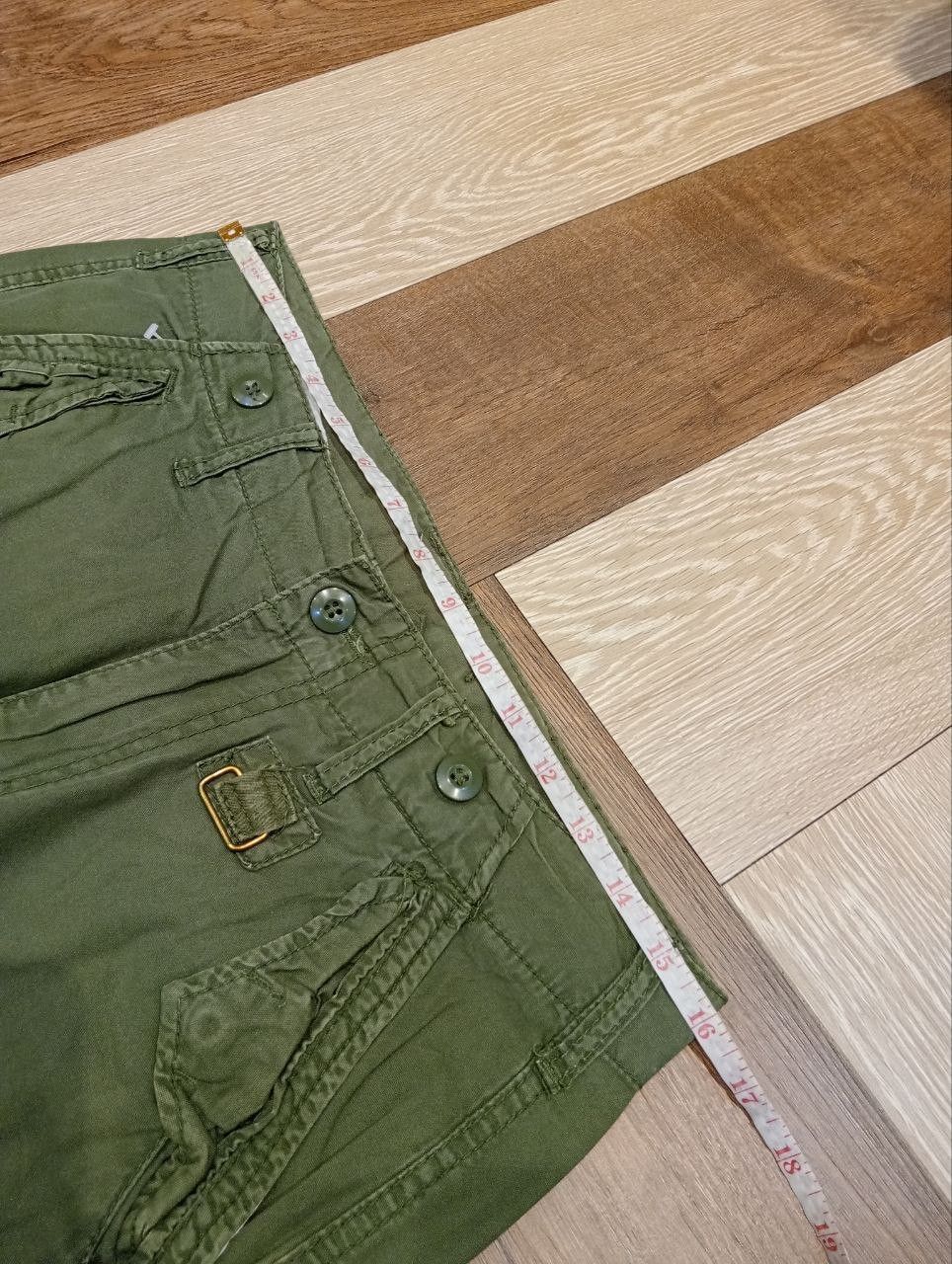 Japanese Brand BALDIA GREEN ARMY MULTIPOCKET CARGO PANTS Size US 32 / EU 48 - 10 Thumbnail