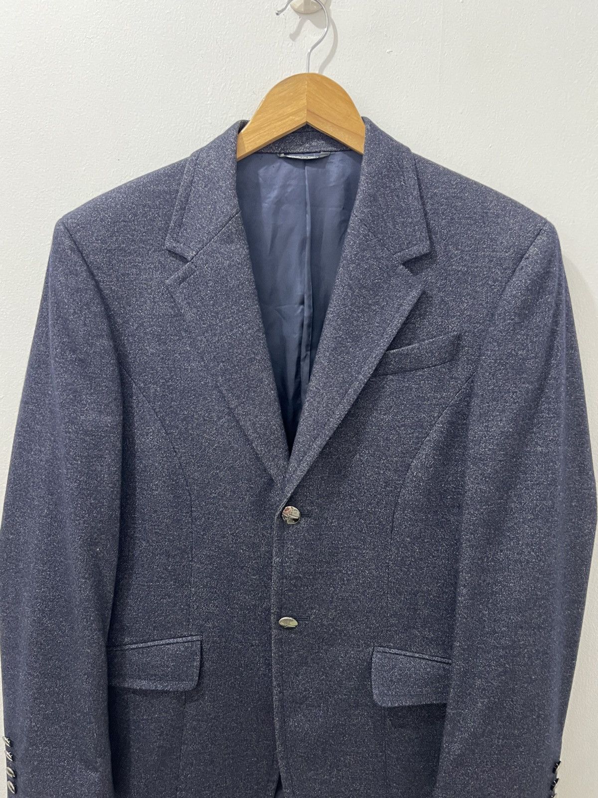 Thierry Mugler RARE - Thierry Mugler - Wool Star Buttons Blazer Jacket Size 46R - 5 Thumbnail