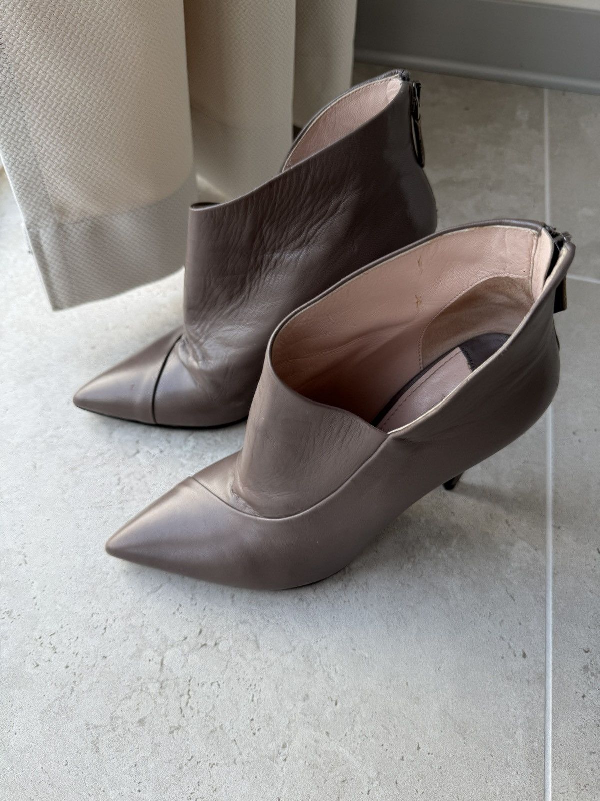 Miu Miu 00s Miu Miu Leather Heels Size US 9 / IT 39 - 5 Thumbnail