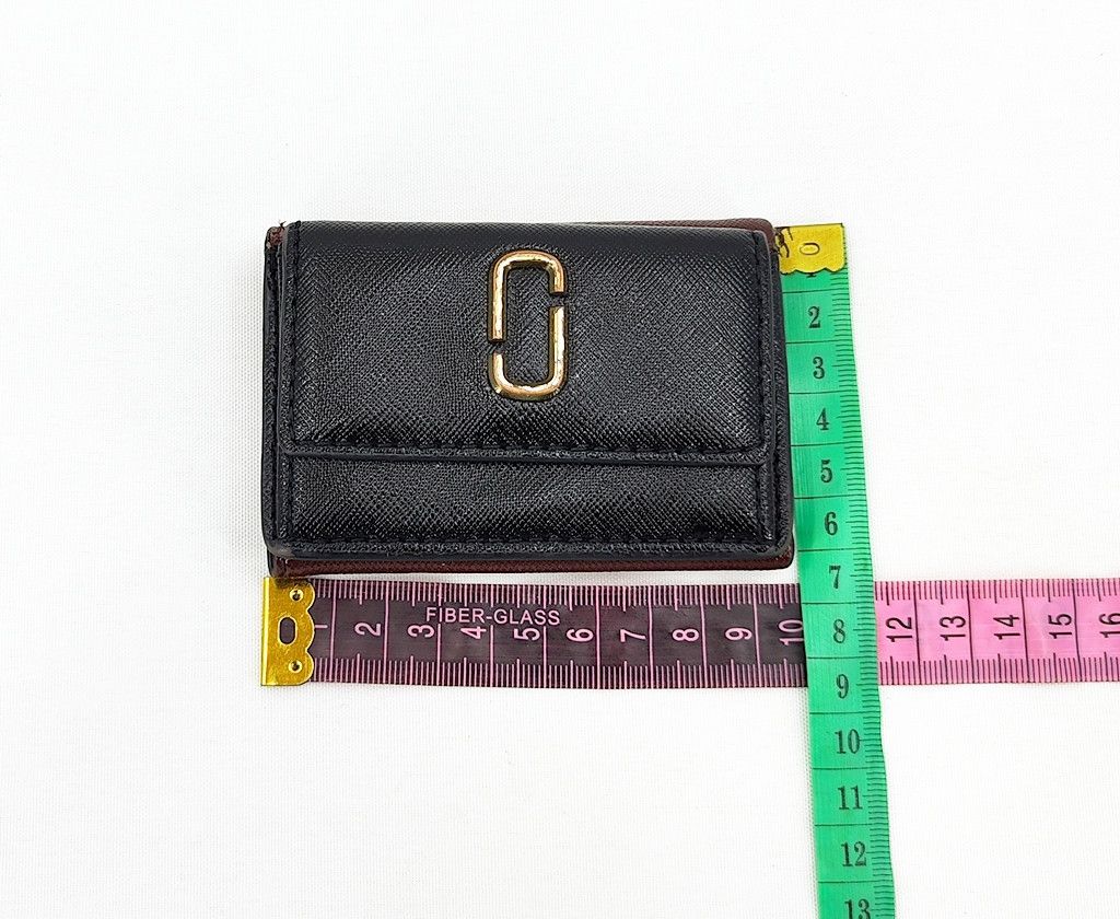 Marc Jacobs MARC JACOBS trifold leather minimalist wallet 2 tone Size ONE SIZE - 11 Thumbnail