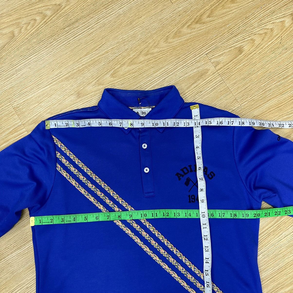 Adidas Adidas Three Stripes Long Sleeve Polo A801 Size US L / EU 52-54 / 3 - 13 Thumbnail