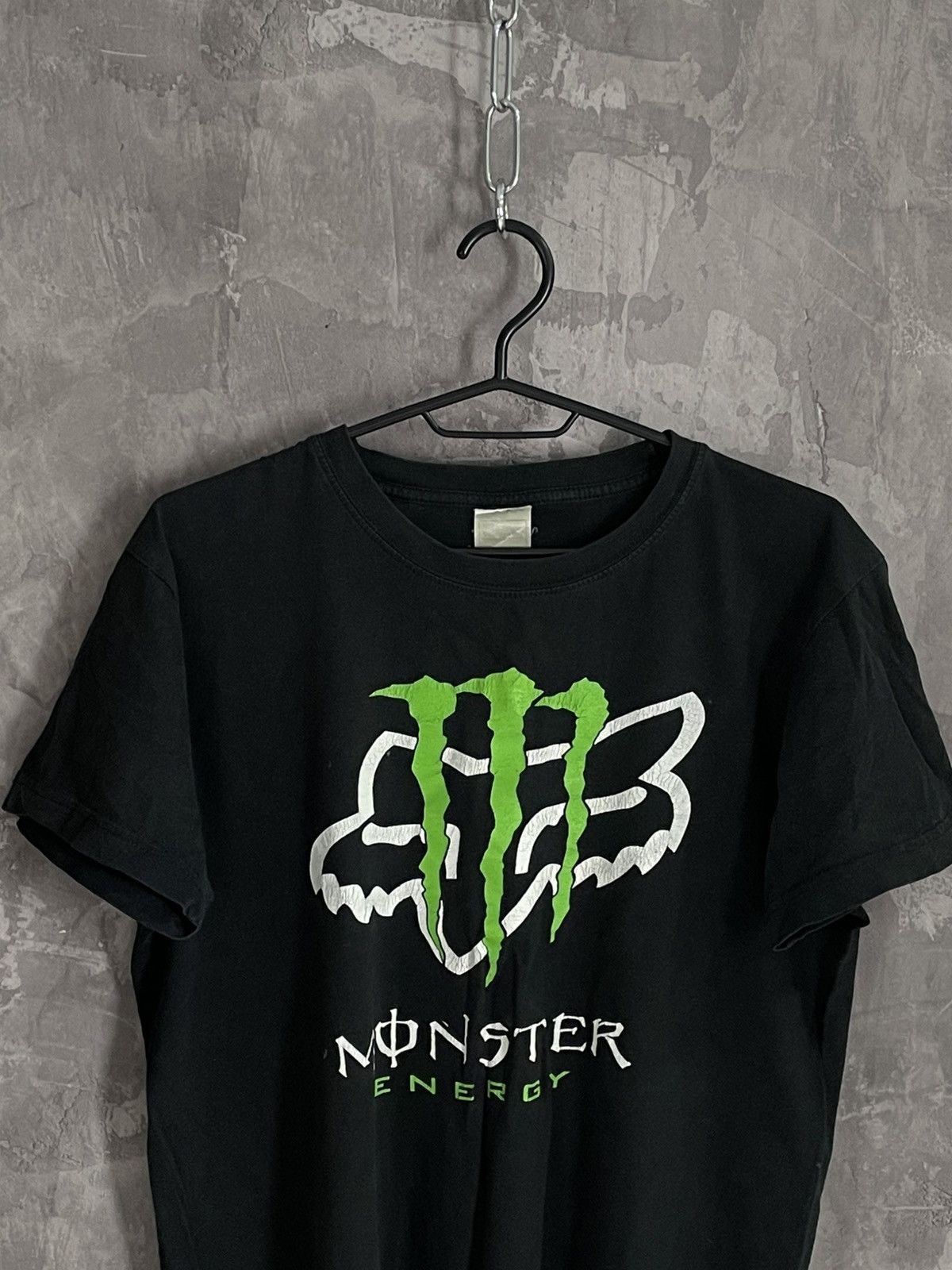 Vintage Monster Energy Vintage Y2K Faded t-shirt Size US M / EU 48-50 / 2 - 2 Thumbnail