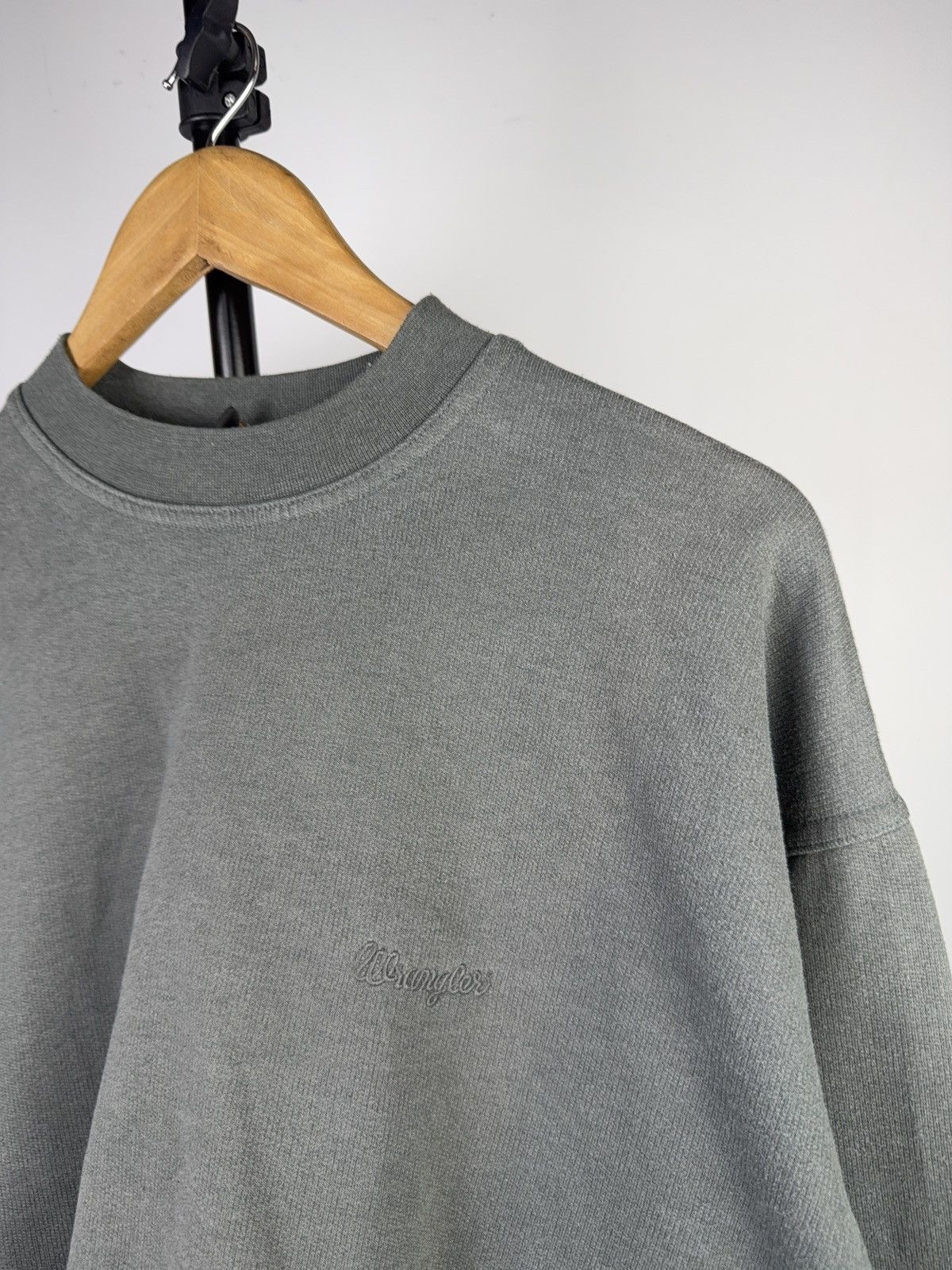 Wrangler 90s Wrangler Authentic Western Embroidered Logo Crewneck Size US L / EU 52-54 / 3 - 2 Thumbnail