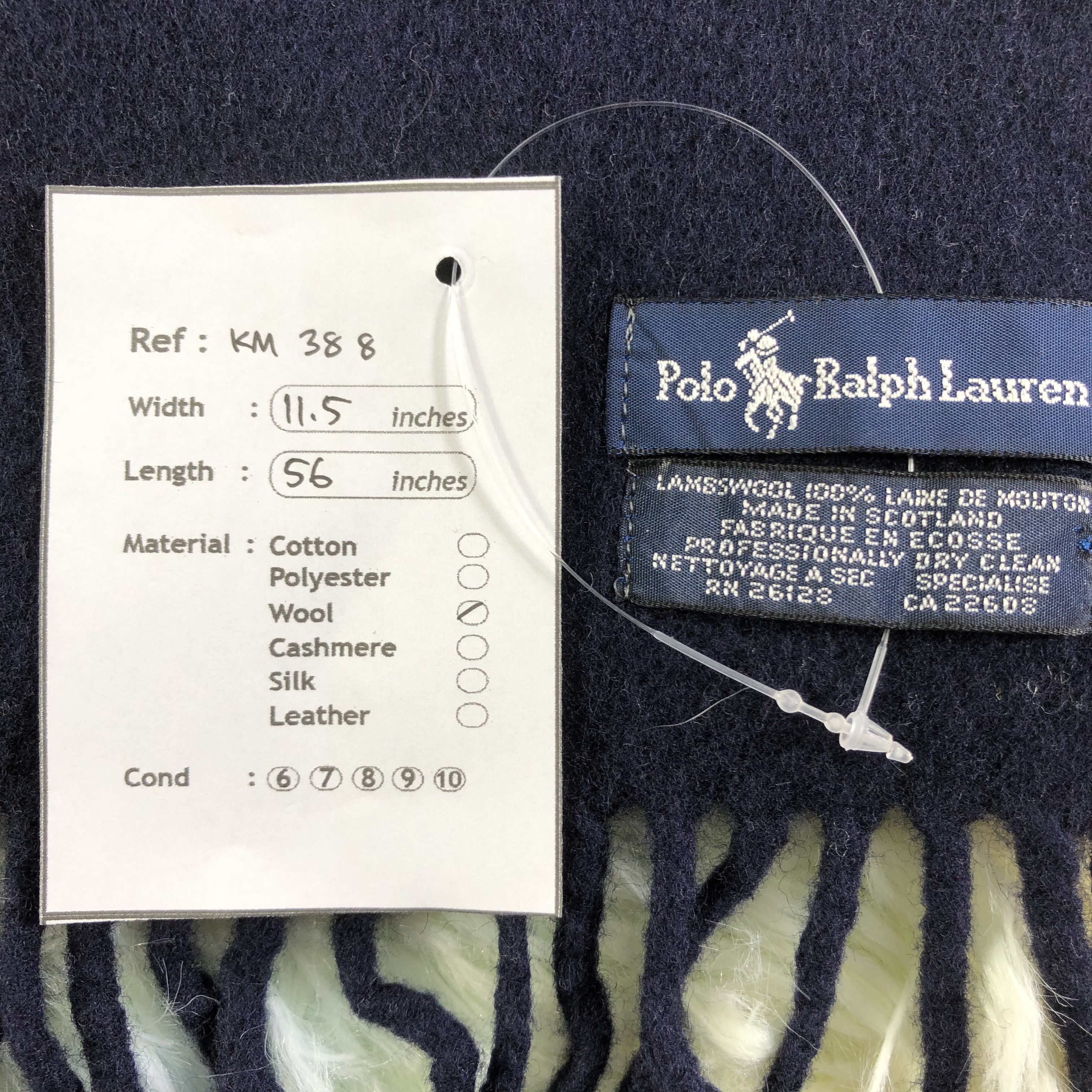 Polo Ralph Lauren × Vintage Polo Ralph Lauren Scarf / Muffler / Neckwear - KM388 Size ONE SIZE - 6 Thumbnail