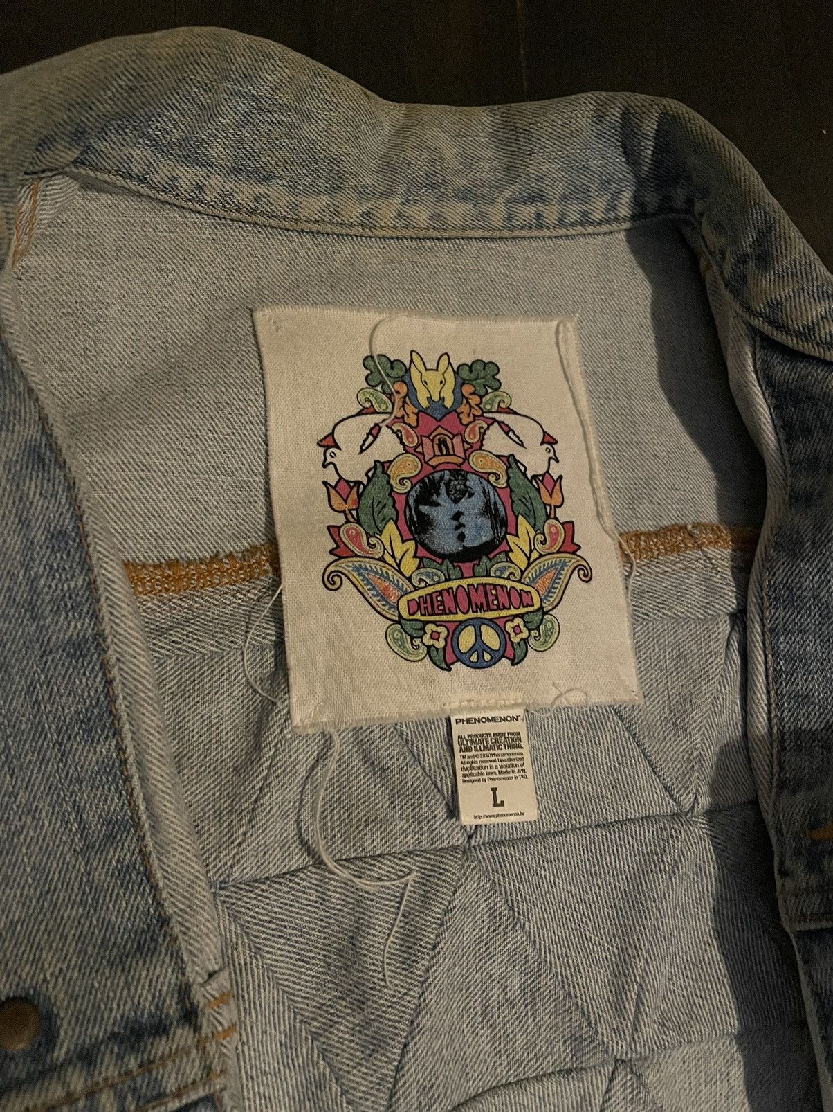 PHENOMENON Phenomenon Crust Punk Denim Vest Size US L / EU 52-54 / 3 - 3 Thumbnail