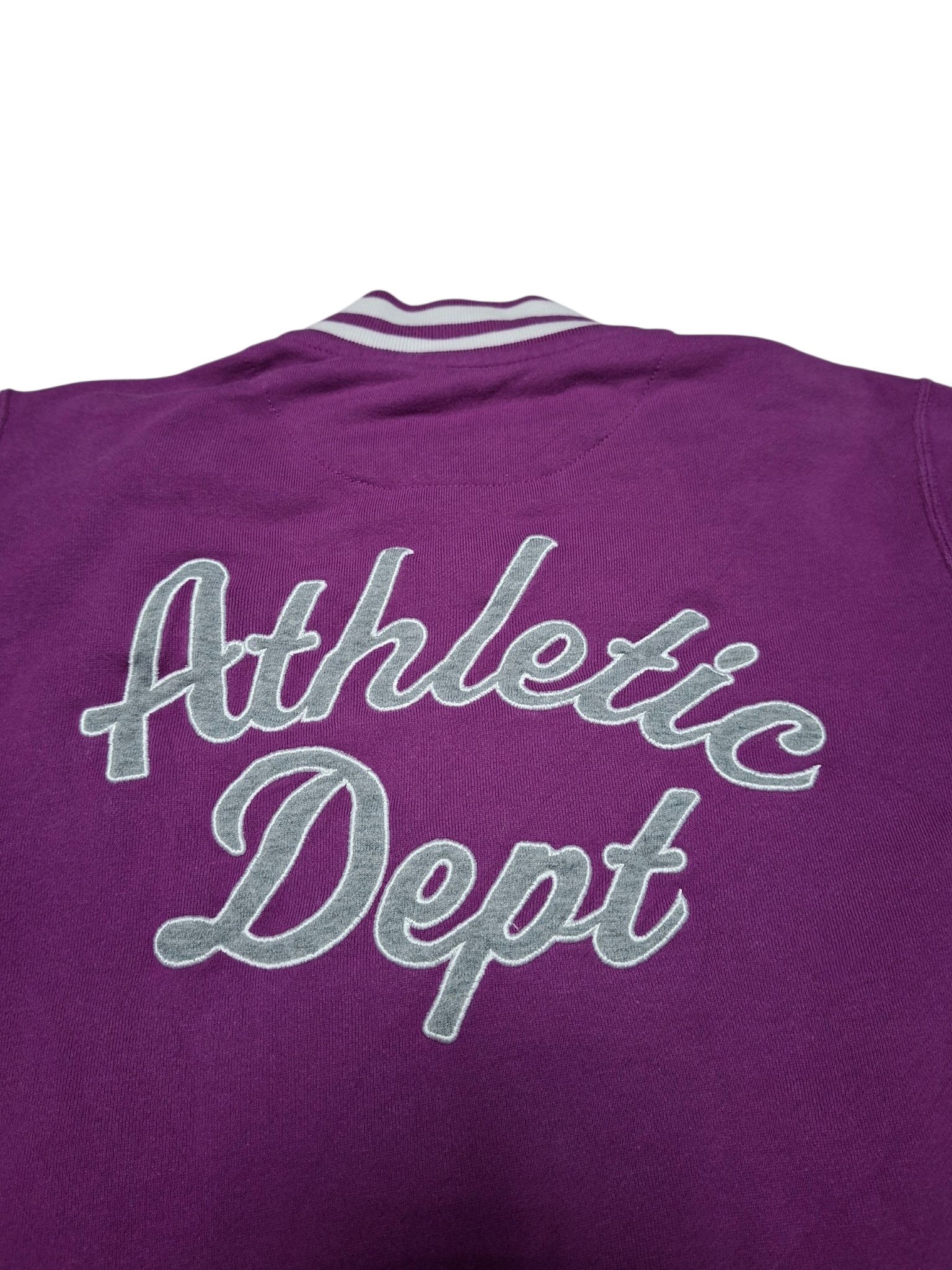 Nike NIKE ATHLETIC DEPT VINTAGE BIGLOGO EMBROIDERED BOMBER JACKET Size US XL / EU 56 / 4 - 4 Thumbnail