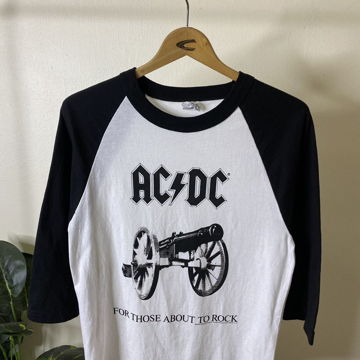 AC/DC Vintage 2000s ACDC Band For Those About To Rock 3QR Tee Size US S / EU 44-46 / 1 - 2 Thumbnail