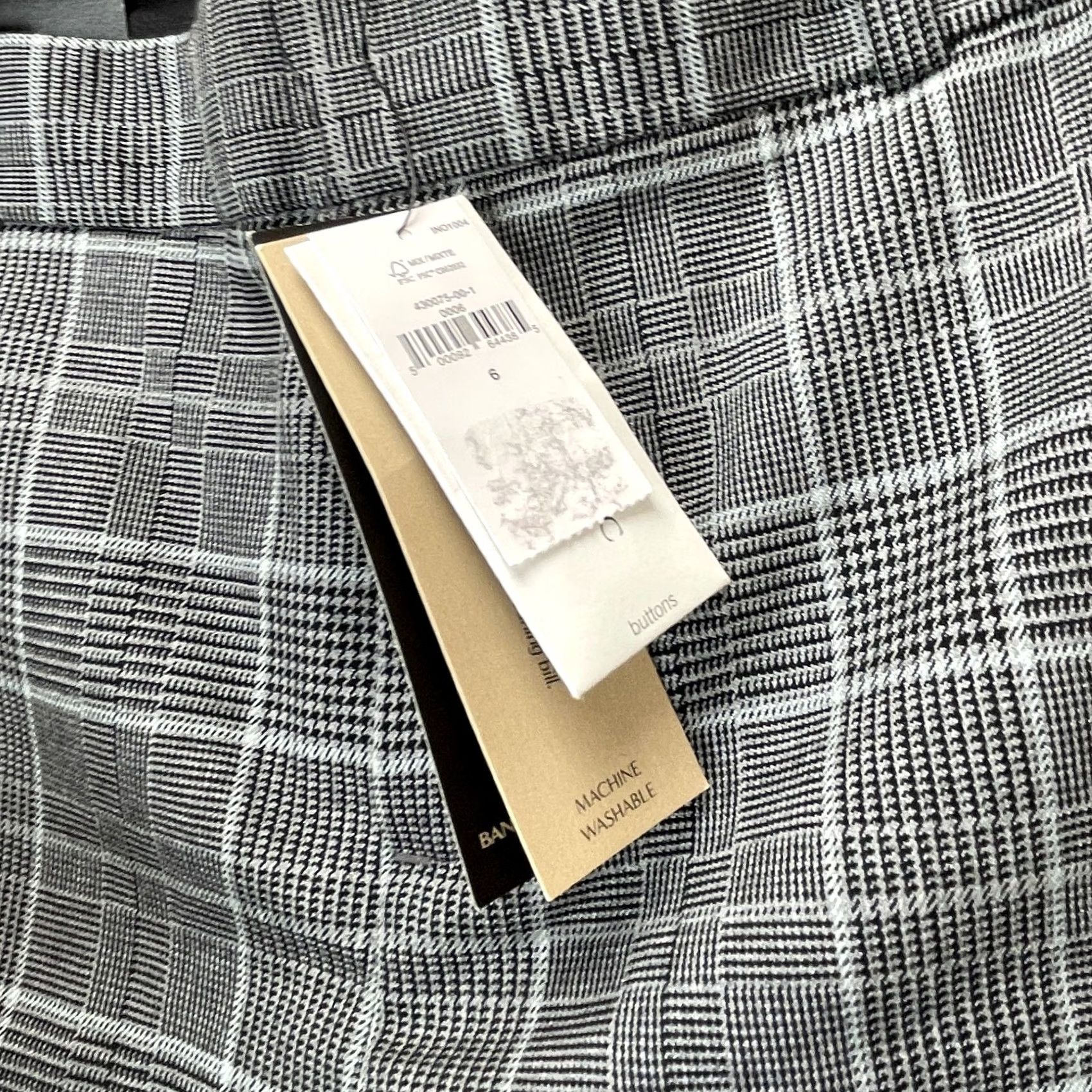 Banana Republic Banana Republic Womens Pants - 6 Gray Avery Straight Leg - Dress Size 28" / US 6 / IT 42 - 5 Thumbnail