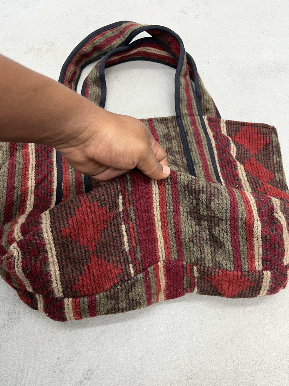 Johnson Woolen Mills ARCHIVE🔥JOHNSON WOOLEN MILLS CHECK TOTE BAG Size ONE SIZE - 5 Thumbnail