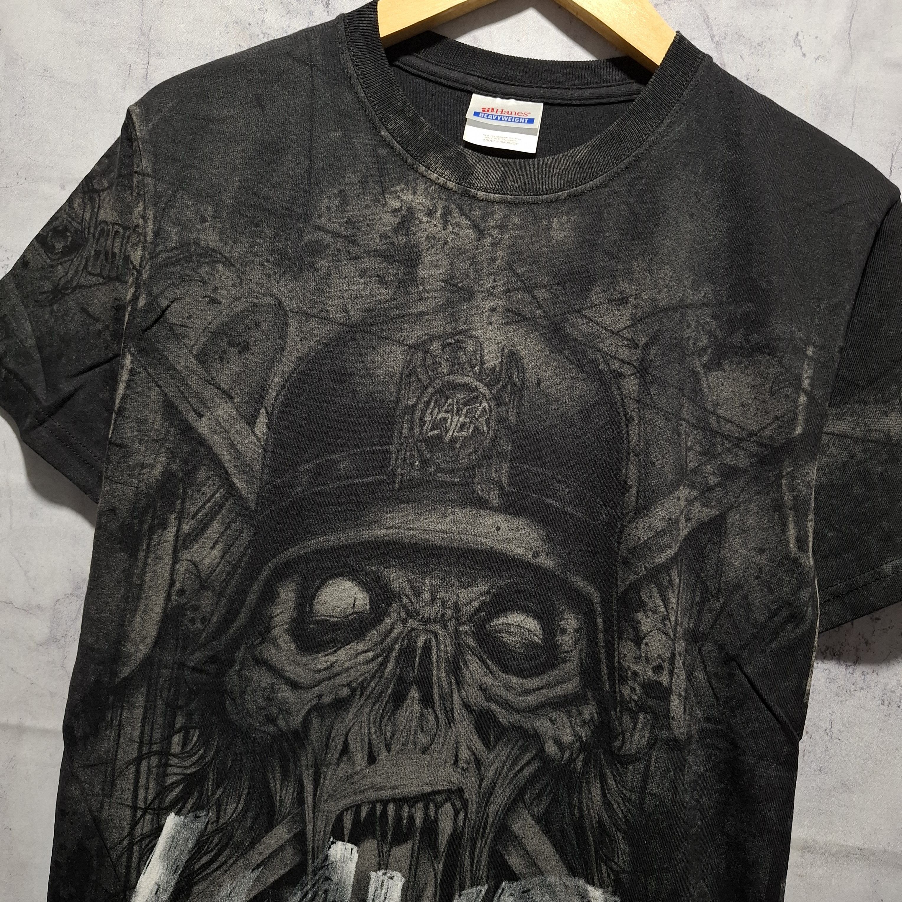 Band Tees Vintage Slayer aop t-shirt Size US S / EU 44-46 / 1 - 3 Thumbnail