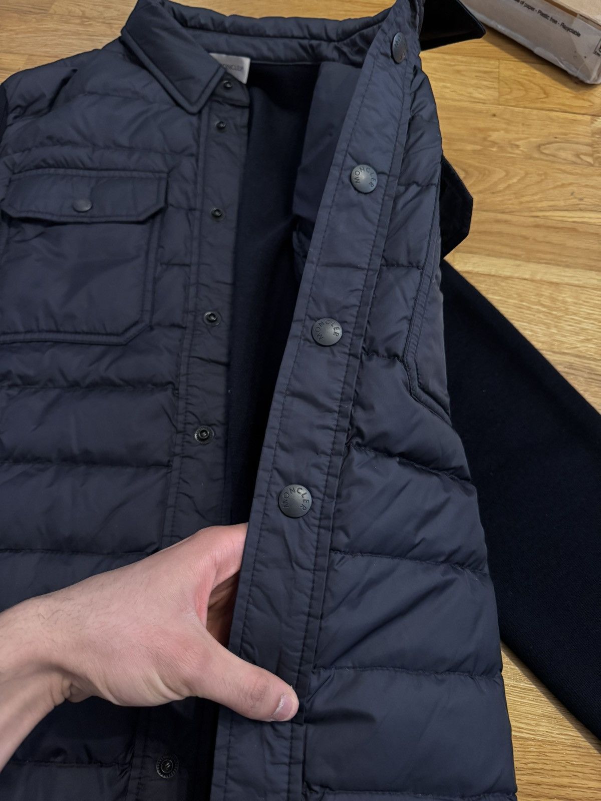 Moncler Moncler Down Cardigan Size US M / EU 48-50 / 2 - 3 Thumbnail