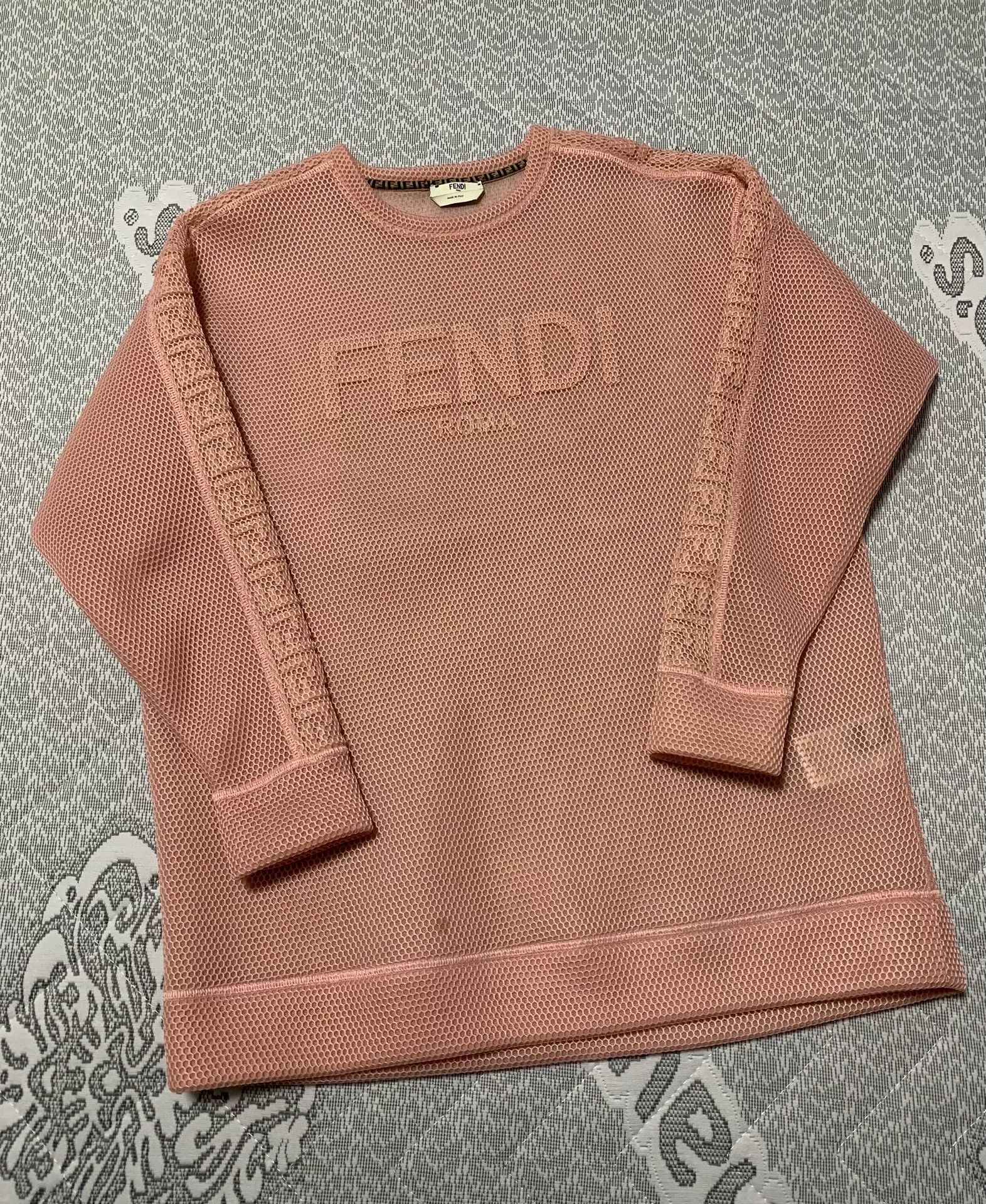 Fendi FENDI Mesh Print Sweatshirt Size XS / US 0-2 / IT 36-38 - 1 Thumbnail