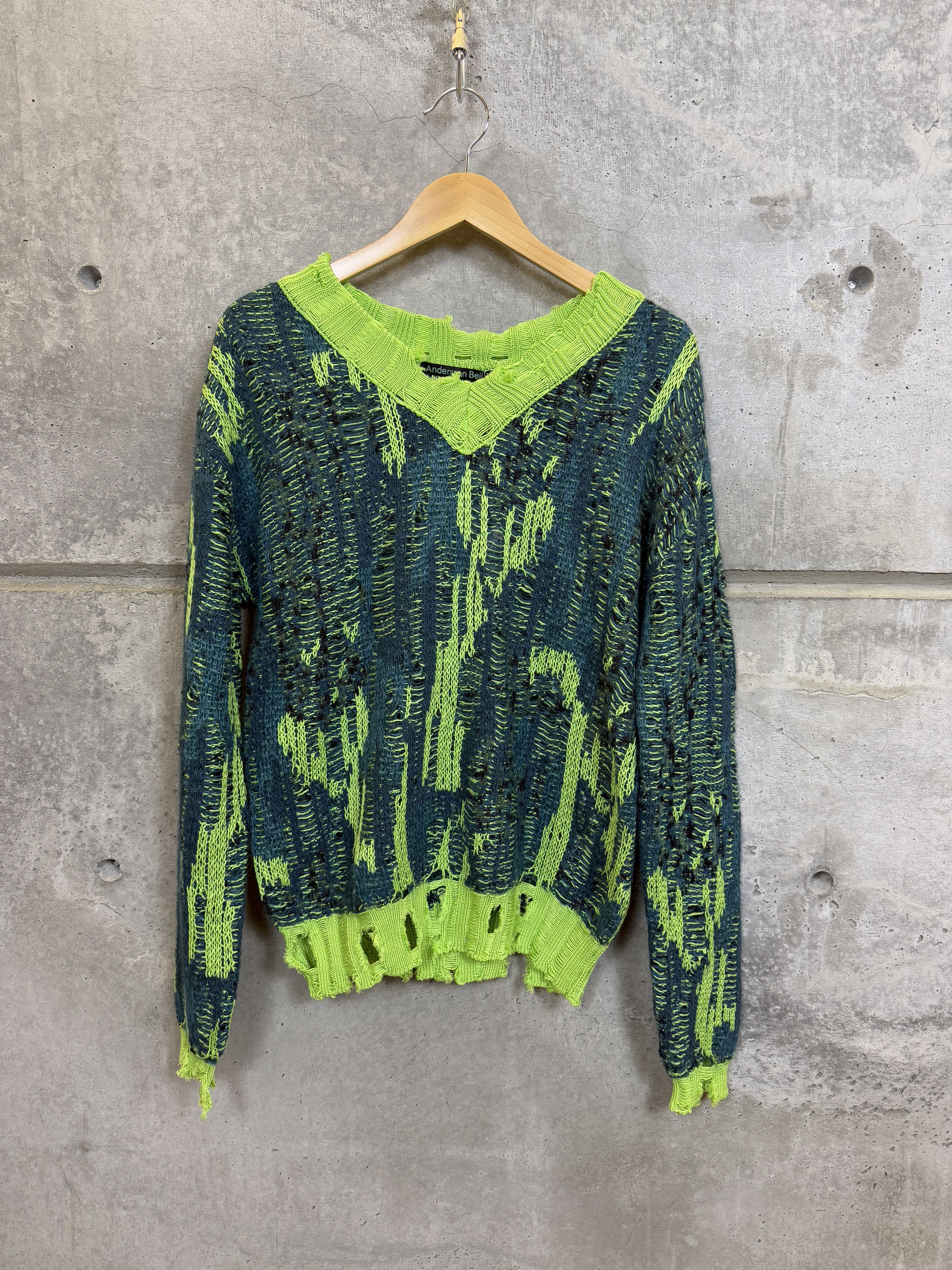 Andersson Bell $525 NWT Andersson Bell Theydon Spider V-Neck Sweater Size US M / EU 48-50 / 2 - 6 Thumbnail