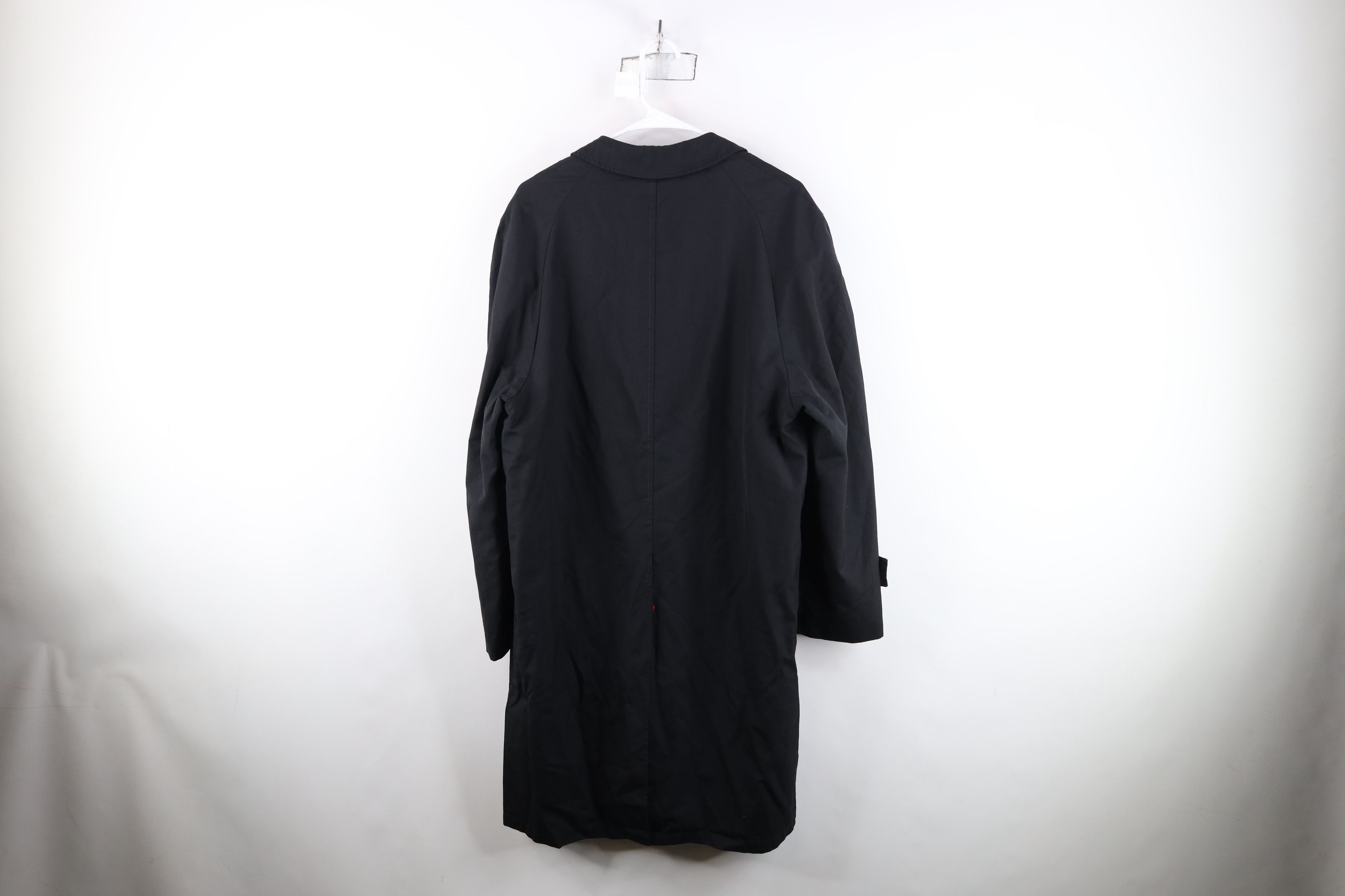 Vintage Vintage 50s 60s Streetwear Gabardine Trench Coat Black USA Size US XXL / EU 58 / 5 - 13 Thumbnail