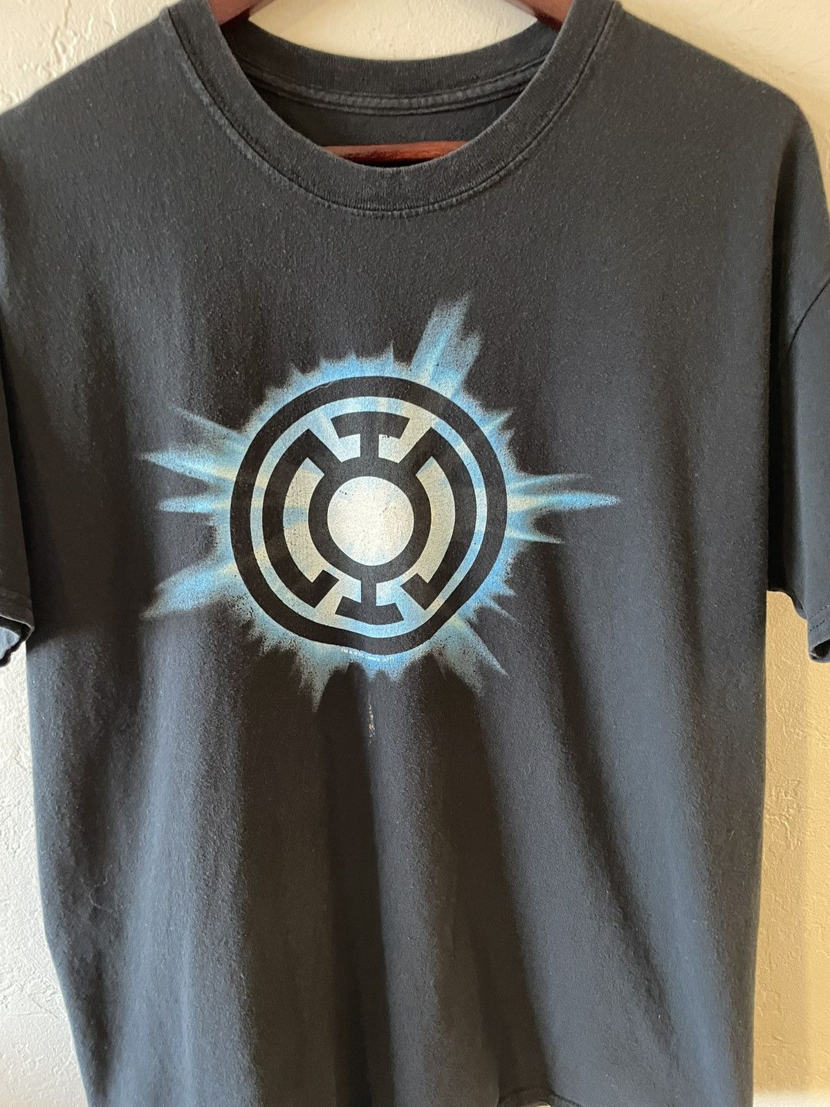 DC Vintage 2000s Green Lantern DC Black shirt Large 21.5 X 27 Size US L / EU 52-54 / 3 - 2 Thumbnail
