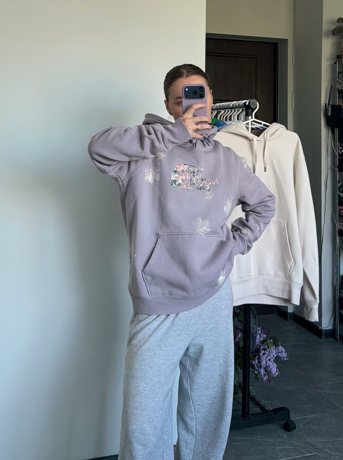 The North Face Vintage hoodie The North Face TNF big logo leaves custom Size L / US 10 / IT 46 - 3 Thumbnail