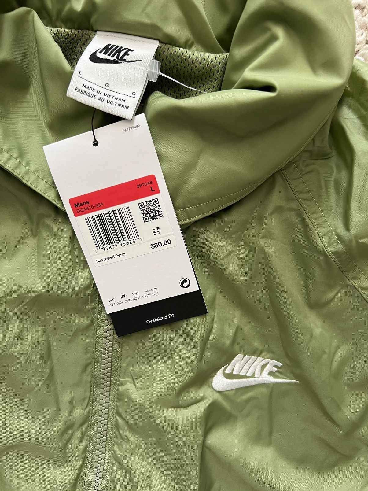 Nike Nike Sportswear Windrunner Ulined Woven Anorak Jacket Green Size US L / EU 52-54 / 3 - 8 Thumbnail