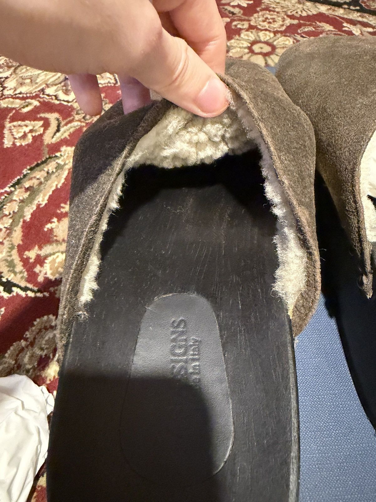 4SDESIGNS 4SDesigns Brown Sabot Clog Size US 8 / EU 41 - 4 Thumbnail