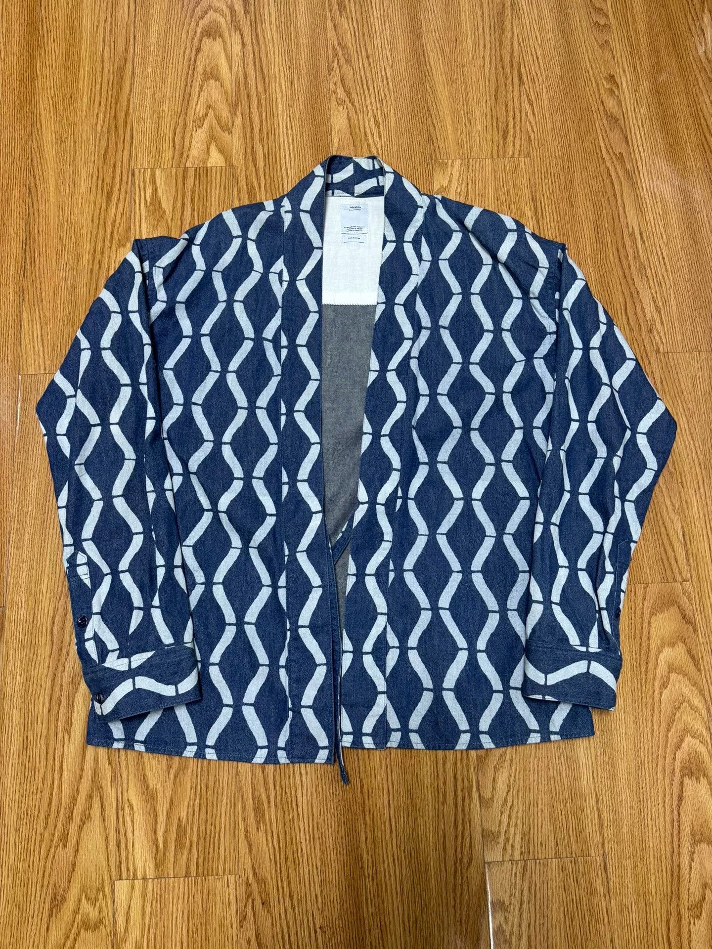 Visvim visvim bamboo texture lhamo shirt indigo Size US M / EU 48-50 / 2 - 1 Thumbnail