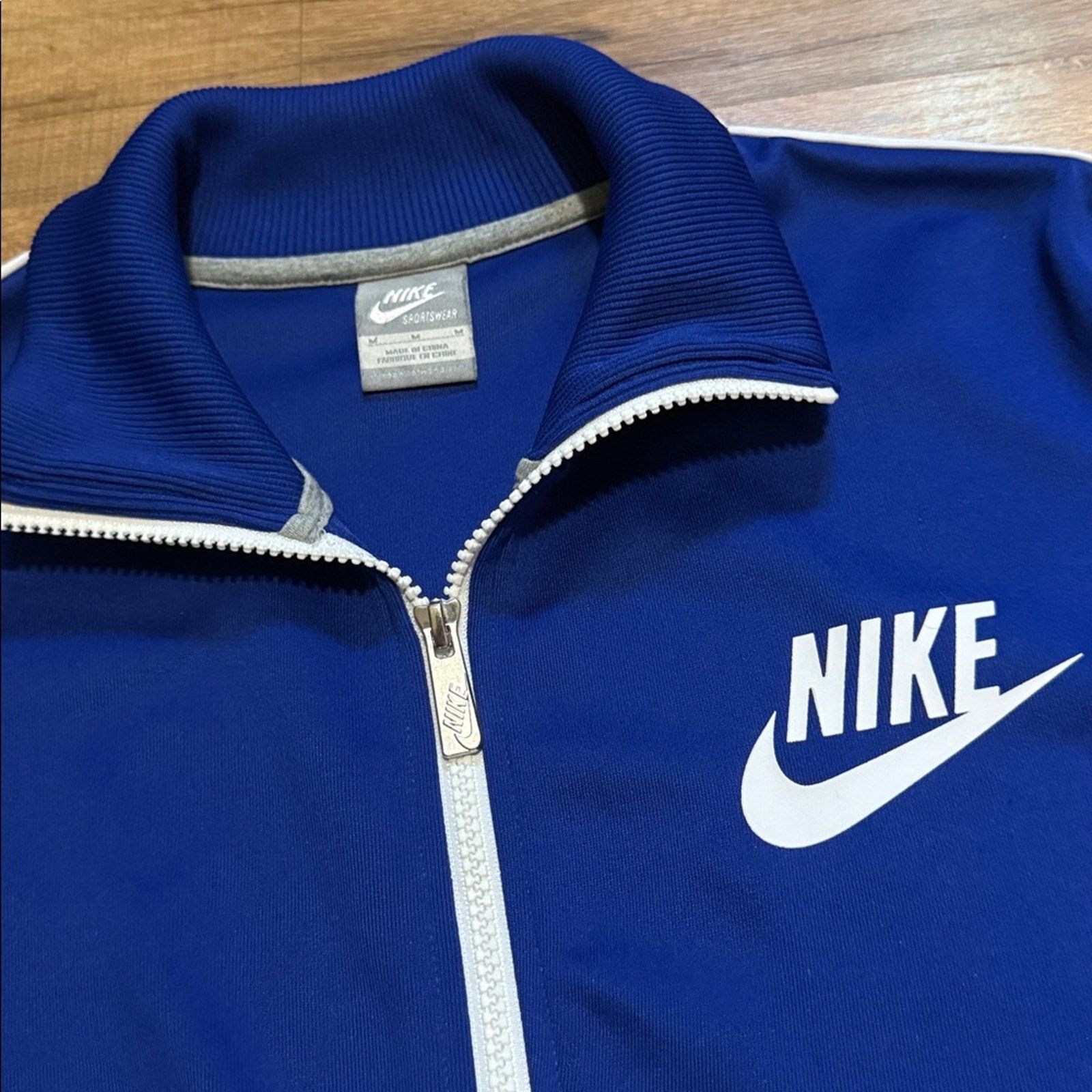 Nike Y2K Nike Zip Up Sweatpants Matching Set Sweatsuit Royal Blue Size US M / EU 48-50 / 2 - 7 Thumbnail