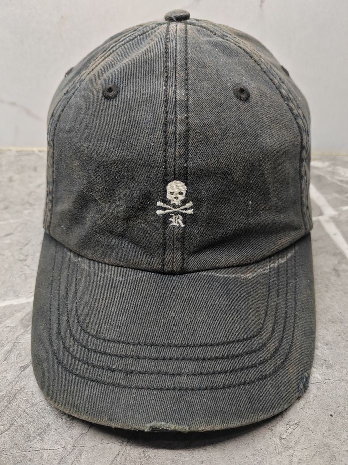 Japanese Brand Vintage Rugby Skulls Distressed Style Fullcap Size ONE SIZE - 2 Thumbnail