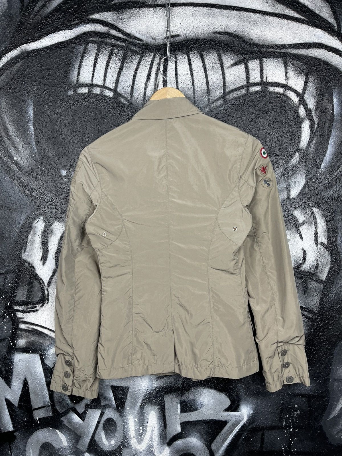 Aeronautica Militare × Vintage Aeronautica Militare Women’s Nylon Bleazer Jacket Size M / US 6-8 / IT 42-44 - 11 Thumbnail