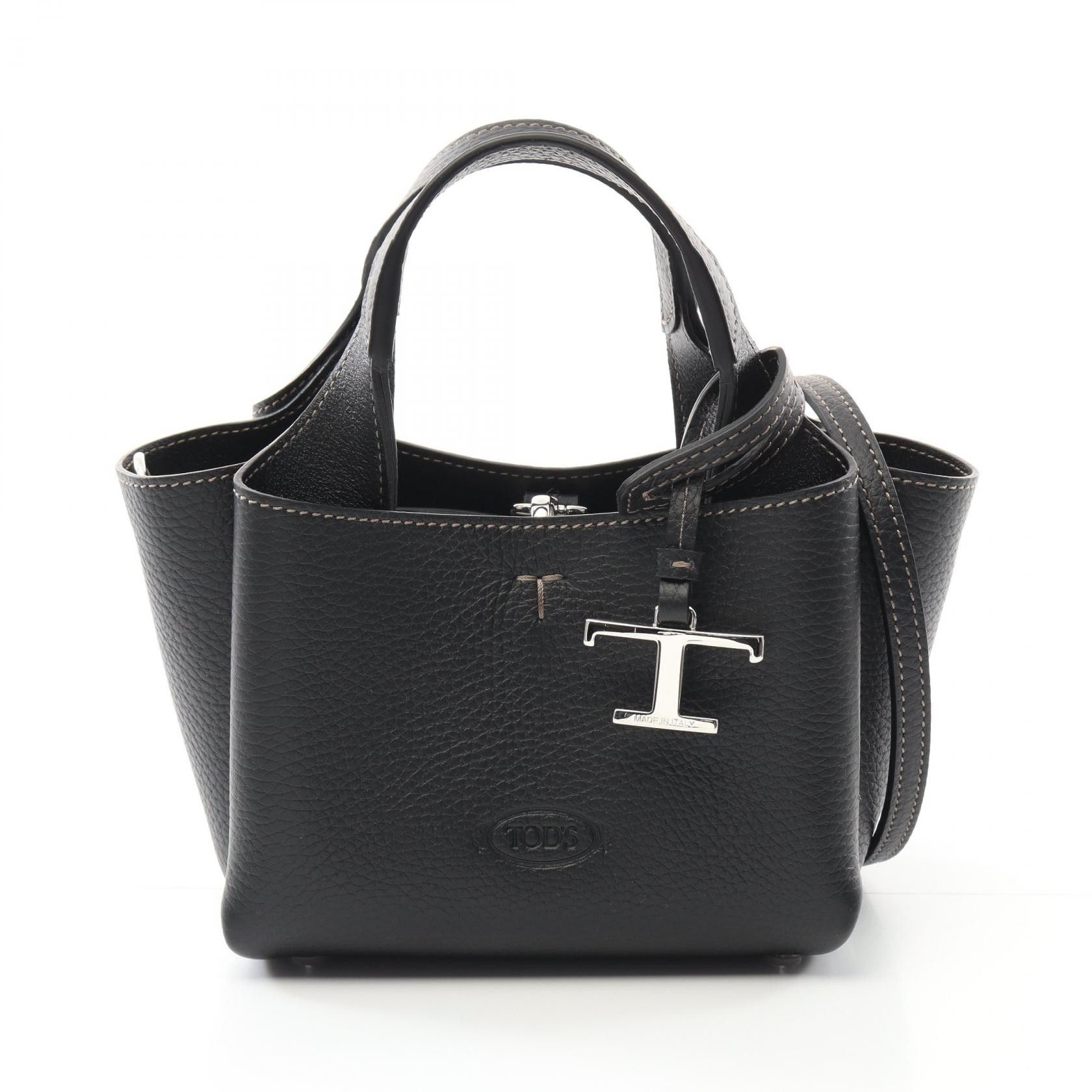 Tod's Tod's Tod's T Timeless Leather Handbag Leather Handbag XBWAPAFL000B999 DUTY FREE for USA Size ONE SIZE - 1 Thumbnail