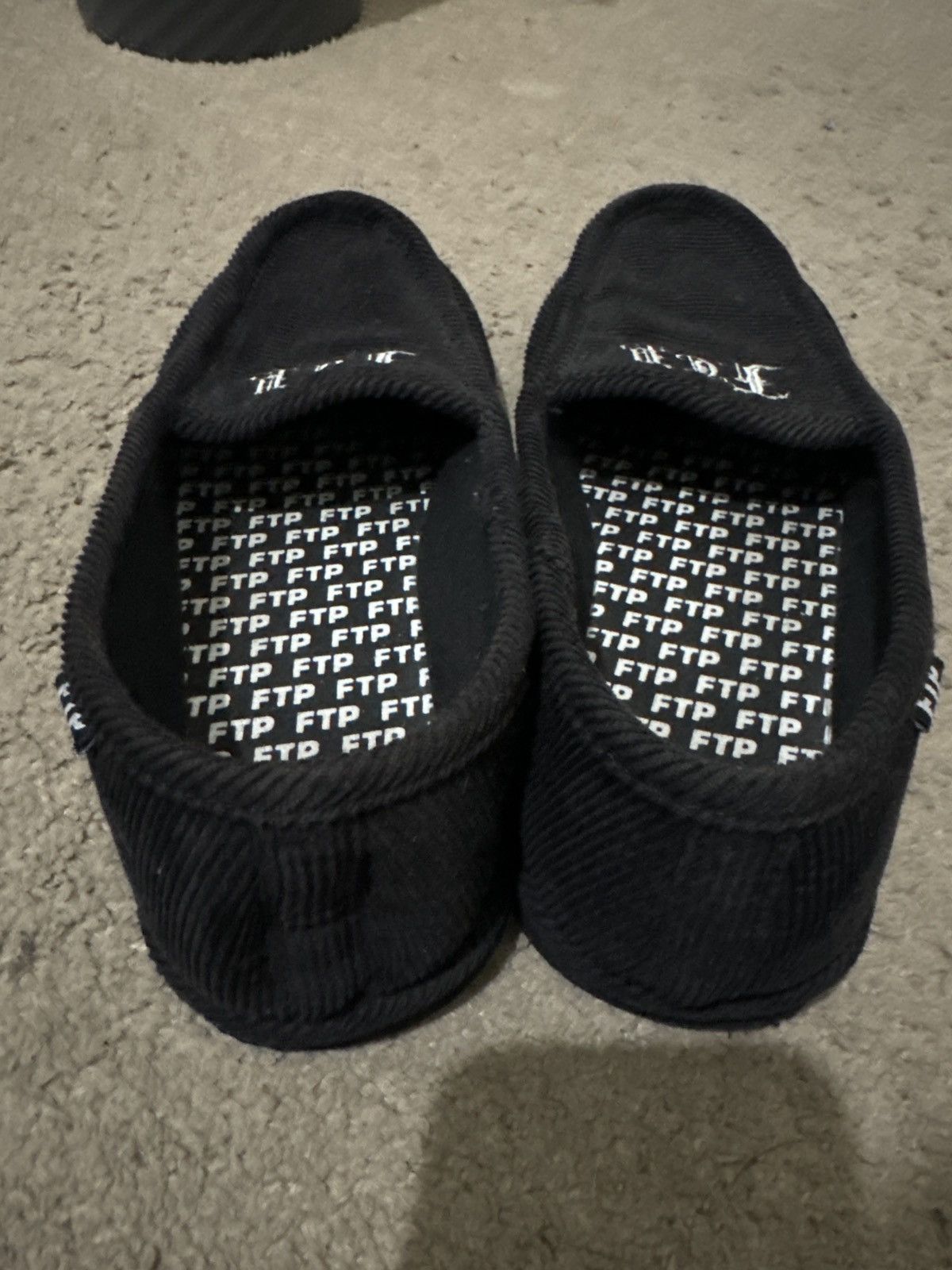 Fuck The Population FTP House Slippers Size US 7 / EU 40 - 2 Thumbnail