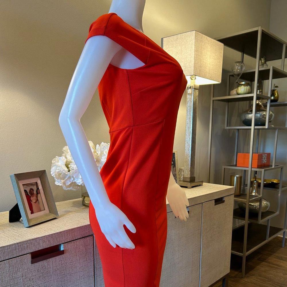 Designer Alex Marie "Tara" Keyhole Pencil Sheath Dress Size M / US 6-8 / IT 42-44 - 6 Thumbnail