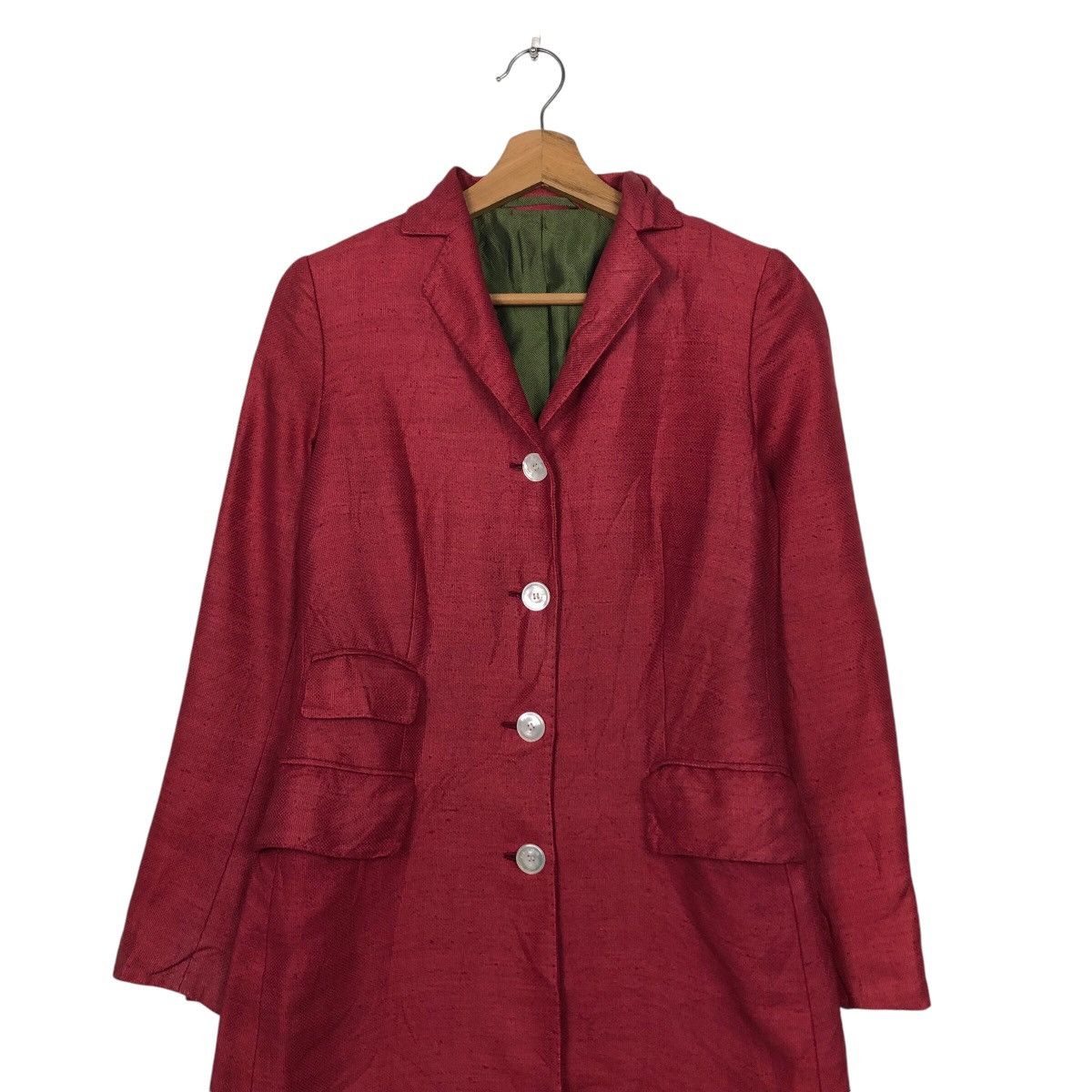 Japanese Brand 📌Vintage Long Jacket Kiton Napoli Made in Italy Size US M / EU 48-50 / 2 - 5 Thumbnail