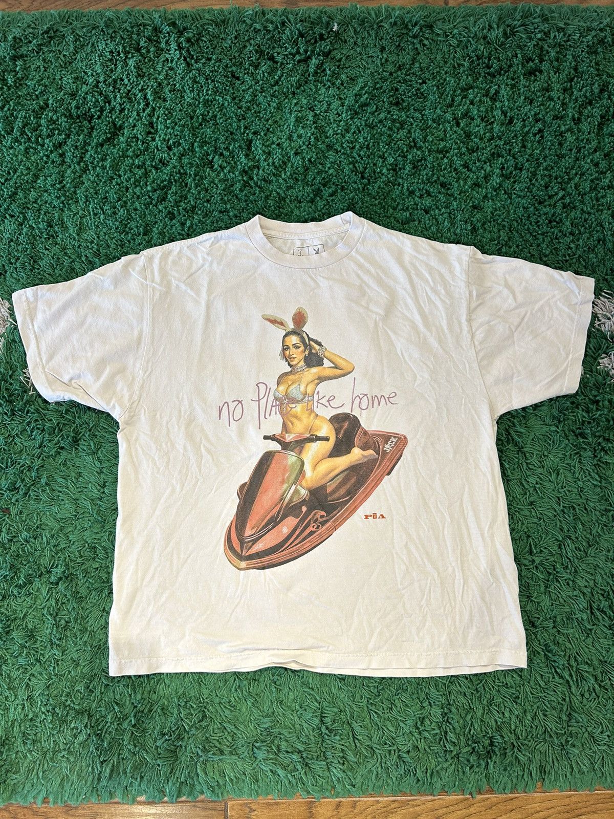 Playboy × Travis Scott Travis Scott Playboy Tee White Size US XXL / EU 58 / 5 - 1 Thumbnail
