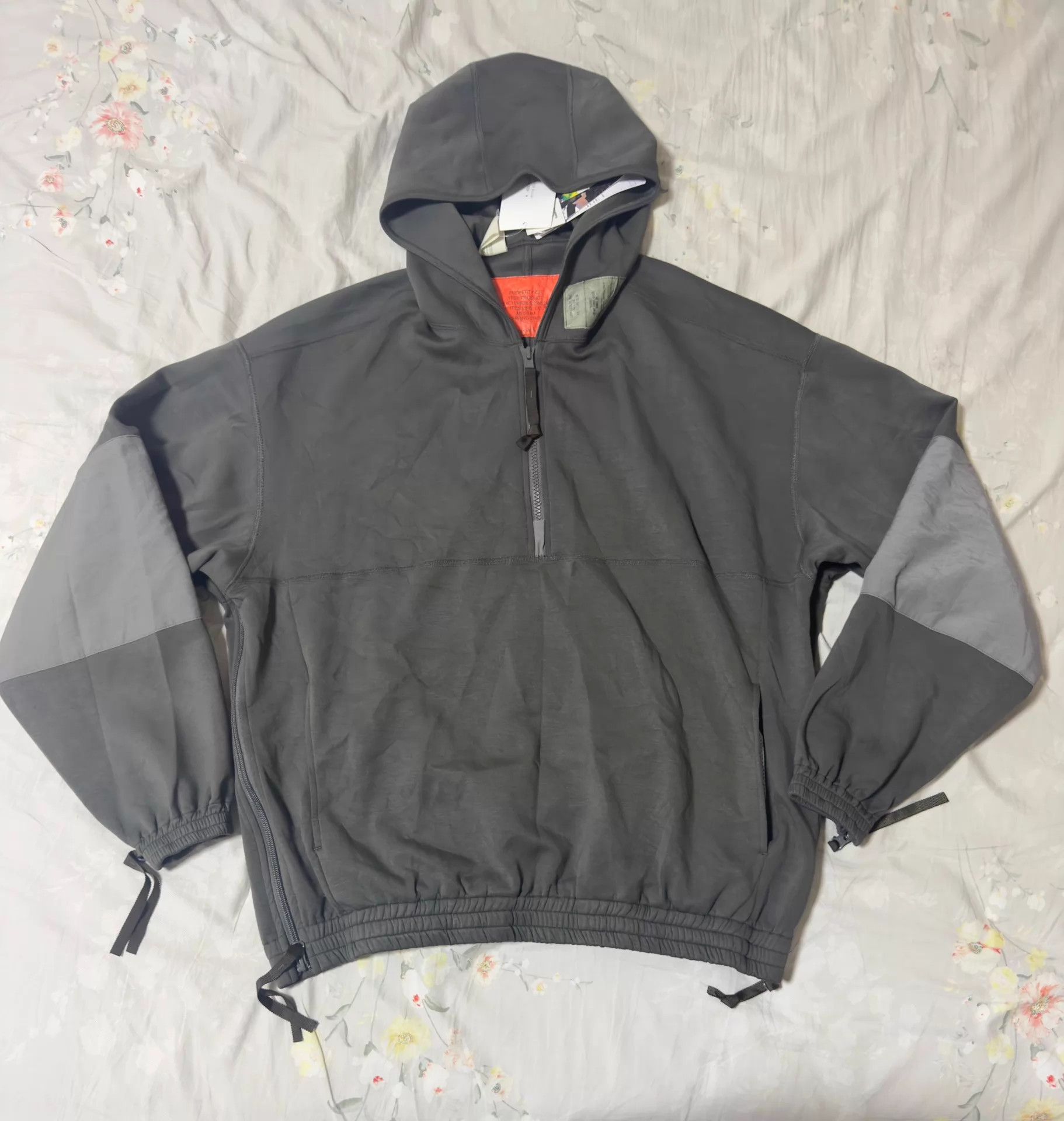 N.Hoolywood n.hoolywood 23ss military patch half-zip wide hoodie gray M Size US M / EU 48-50 / 2 - 1 Thumbnail