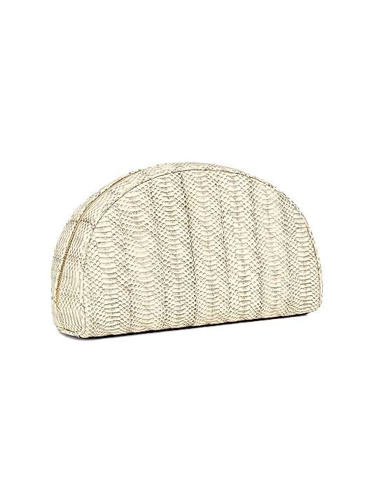 Jimmy Choo os11x0626 Size: OS / Curve Pouch in Light Beige Size ONE SIZE - 3 Thumbnail