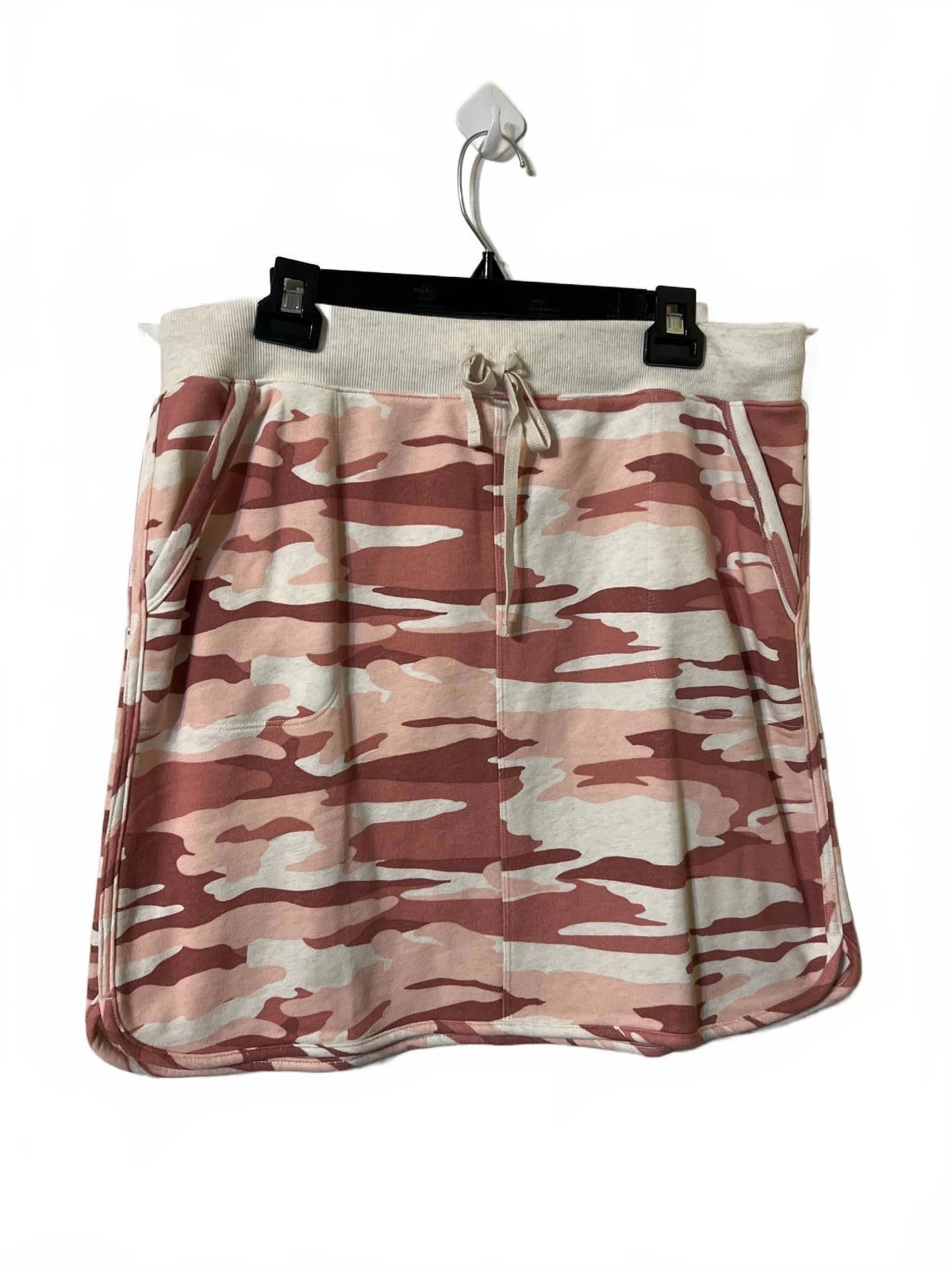Other Talbots Pink Camouflage Drawstring Skirt L casual Size 28" / US 6 / IT 42 - 2 Thumbnail