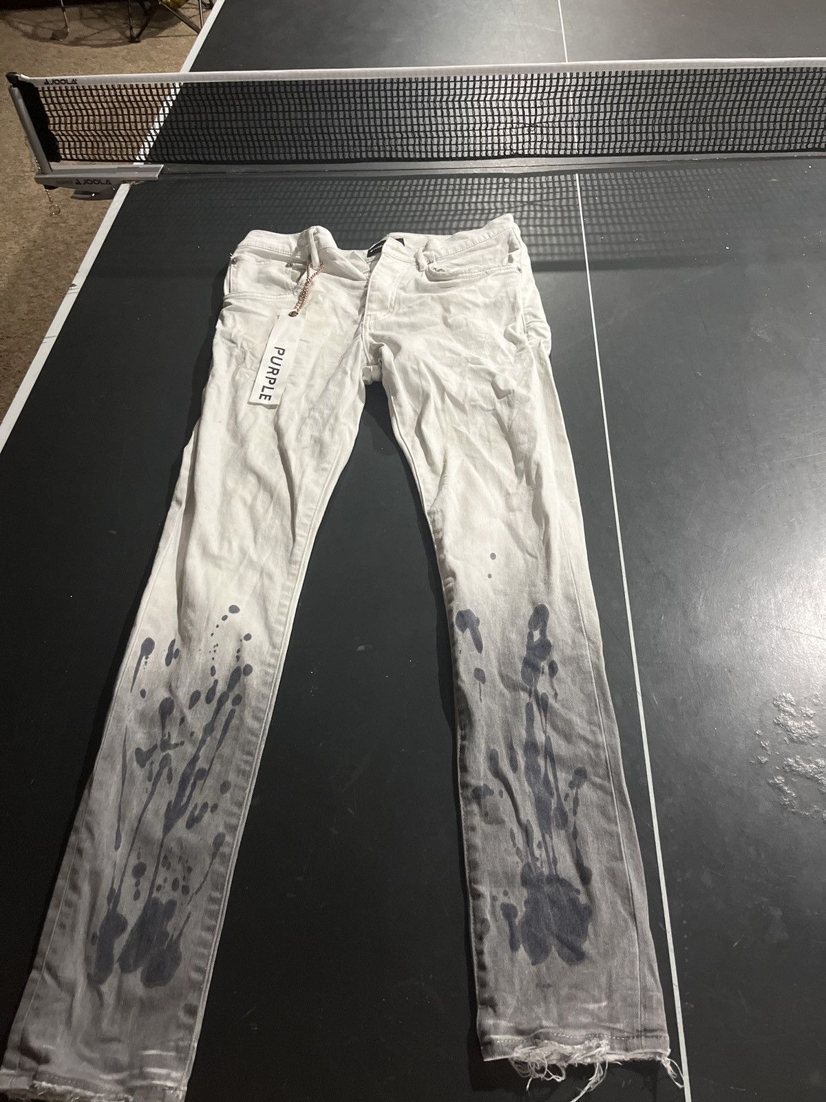 Purple jeans