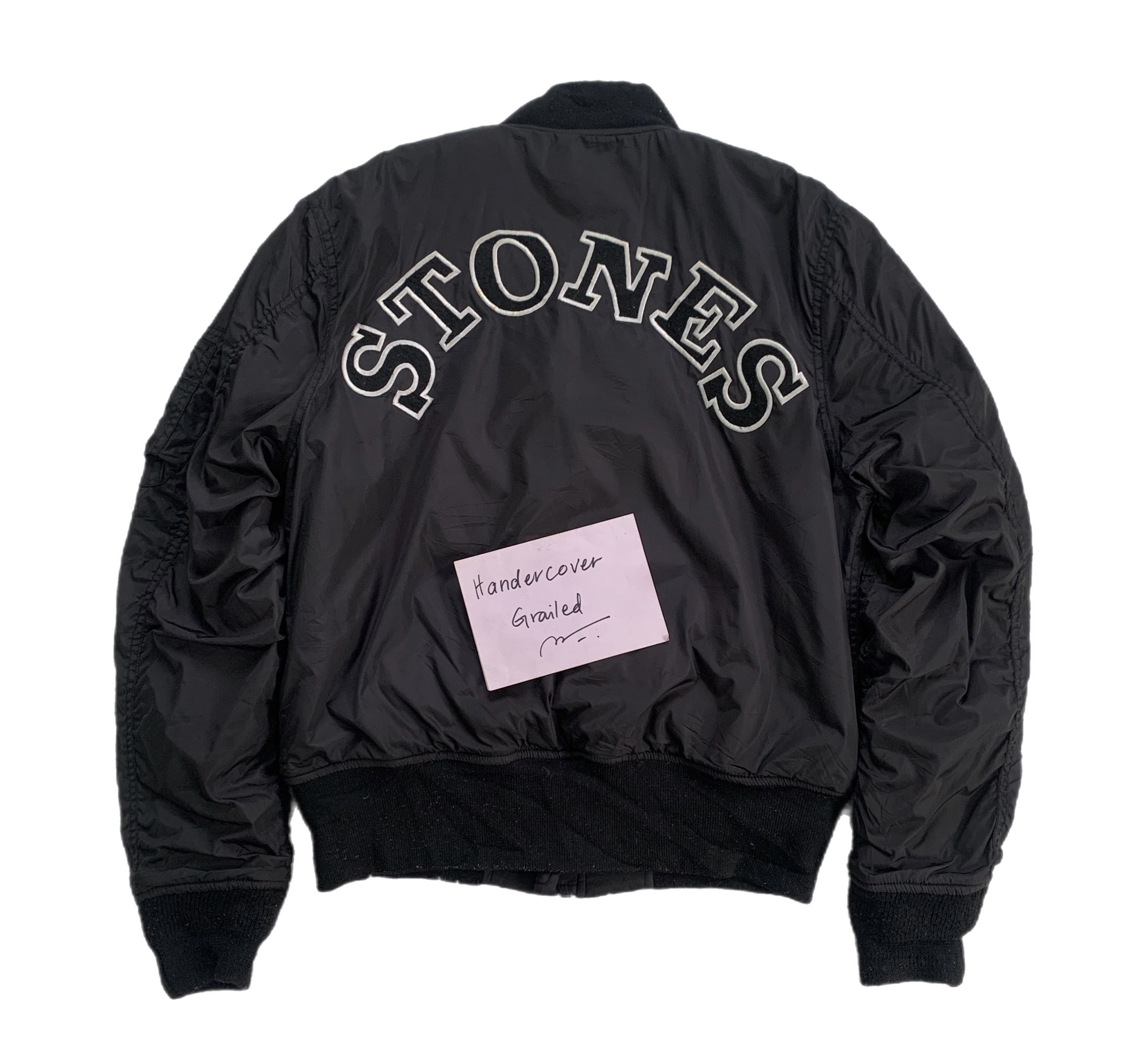 The Rolling Stones The Rolling Stones MA-1 Flight Bomber Jacket Size US M / EU 48-50 / 2 - 2 Thumbnail