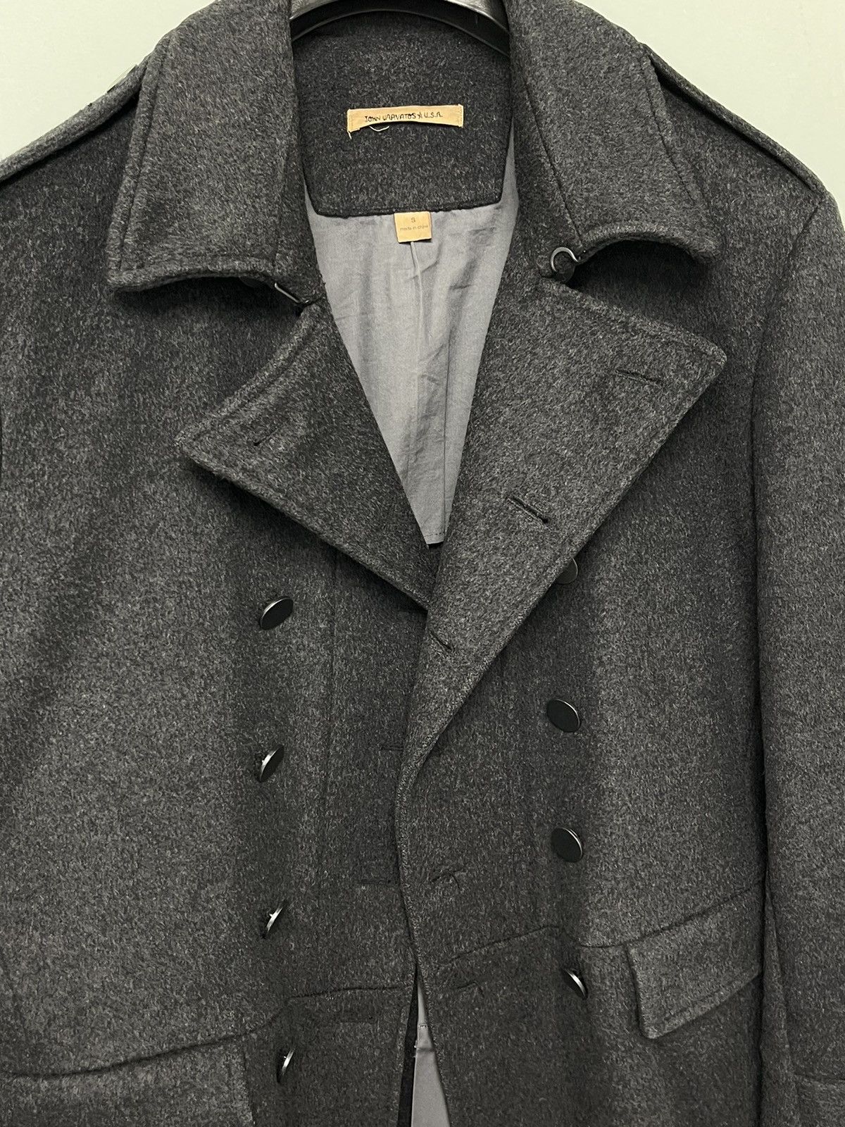 John Varvatos Double breasted coat. Small Size US S / EU 44-46 / 1 - 9 Thumbnail