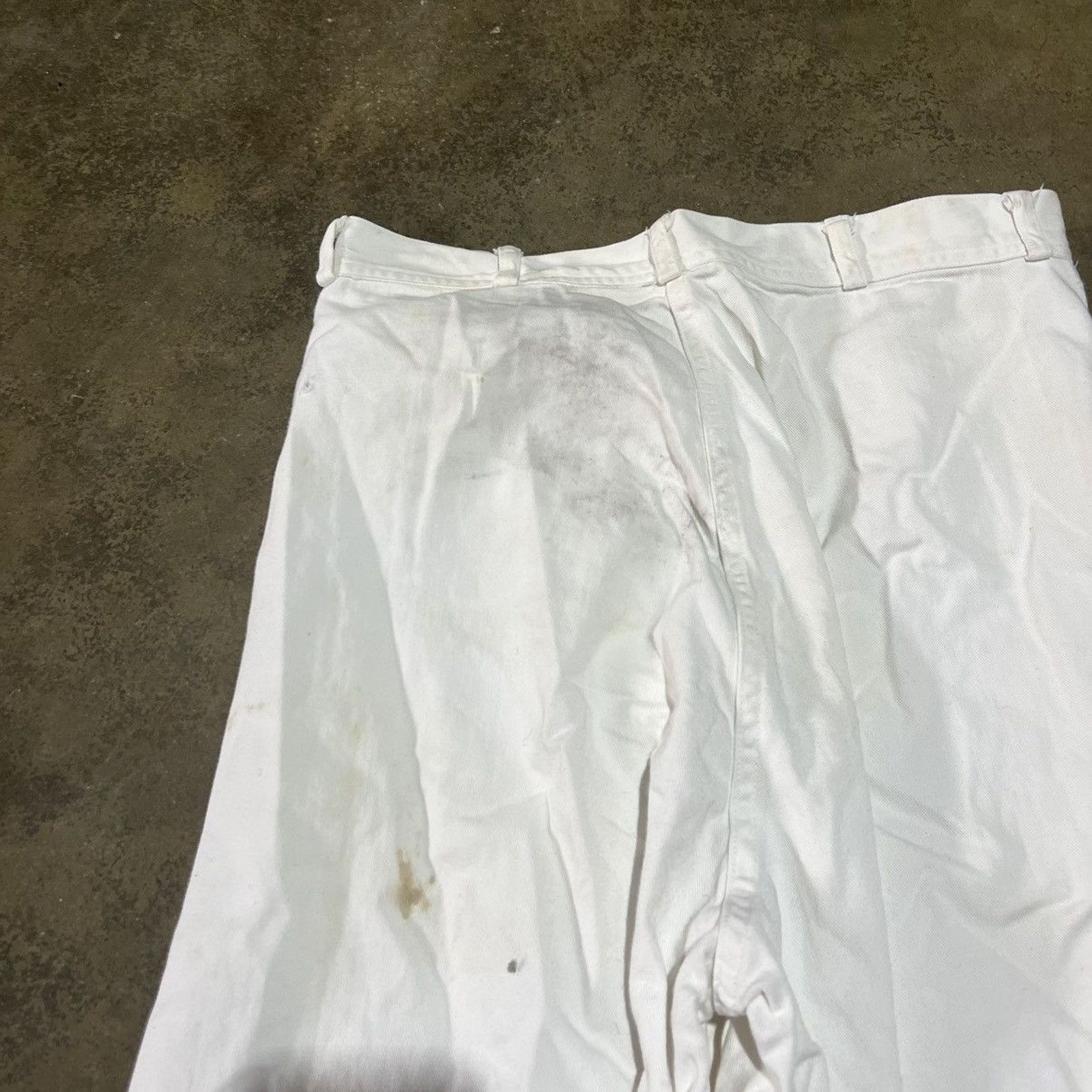 Vintage Vintage WW2 White US Navy Flared Bell Bottom Pants 28x28 Size US 28 / EU 44 - 6 Thumbnail
