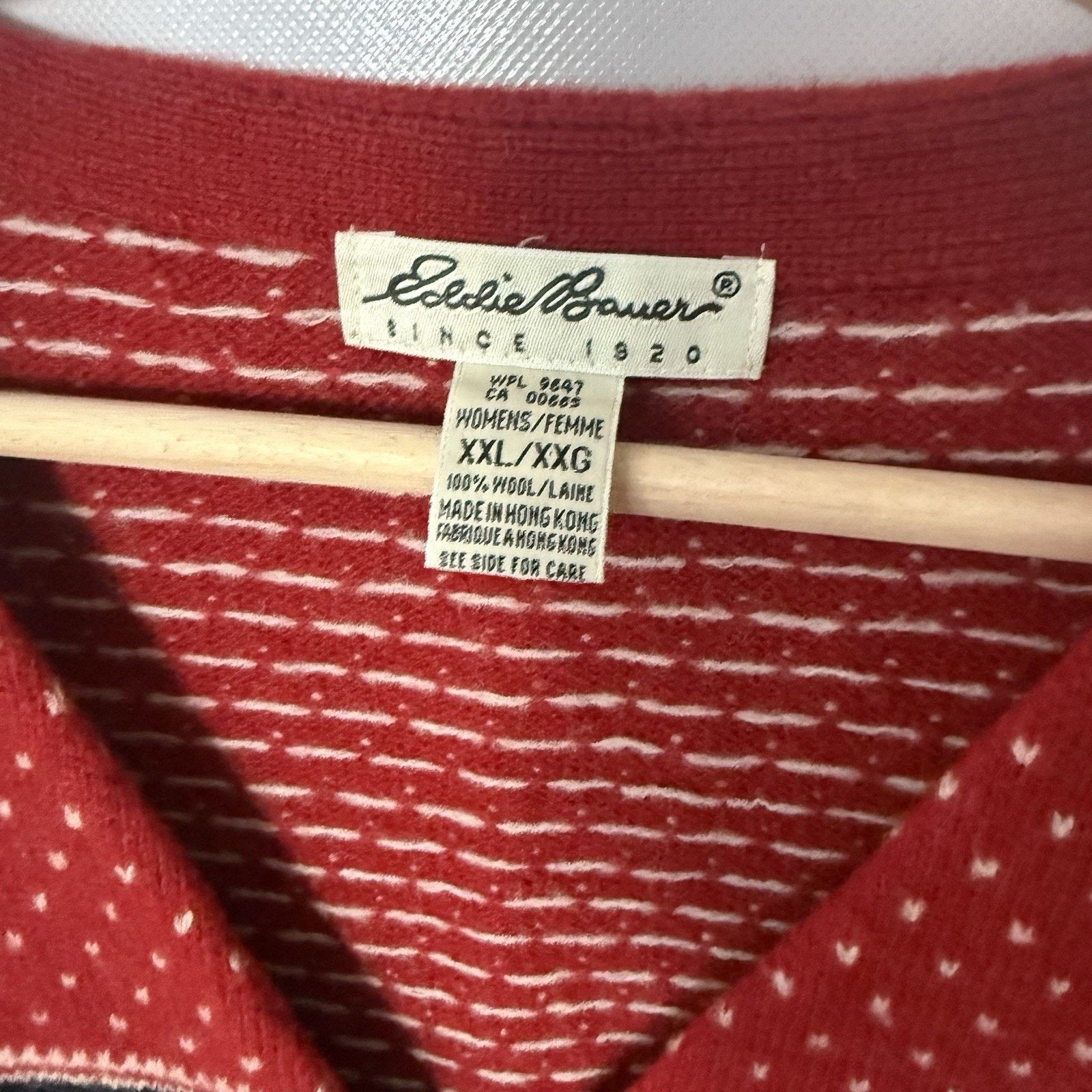 Eddie Bauer Eddie Bauer Sweater Vest Fair Isle Wool Cabincore Gorpcore Size XXL / US 16-18 / IT 52-54 - 3 Thumbnail