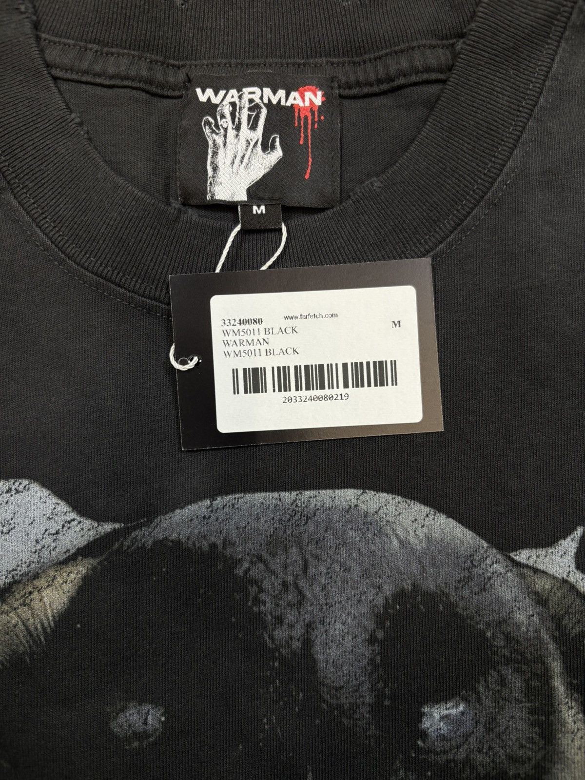 Vintage Warman Rottweiler Unleashed Dark Graphic T-Shirt, Black Size US M / EU 48-50 / 2 - 7 Thumbnail