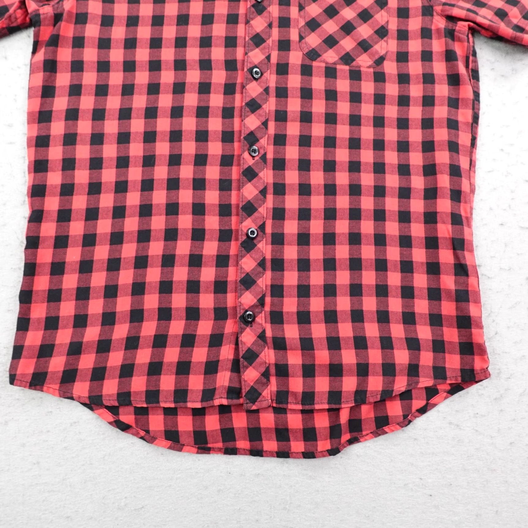 Vintage VINTAGE: Fox Shirt Mens M Red Black Plaid Button-Up Flannel Casual Outdoor Size US M / EU 48-50 / 2 - 4 Thumbnail
