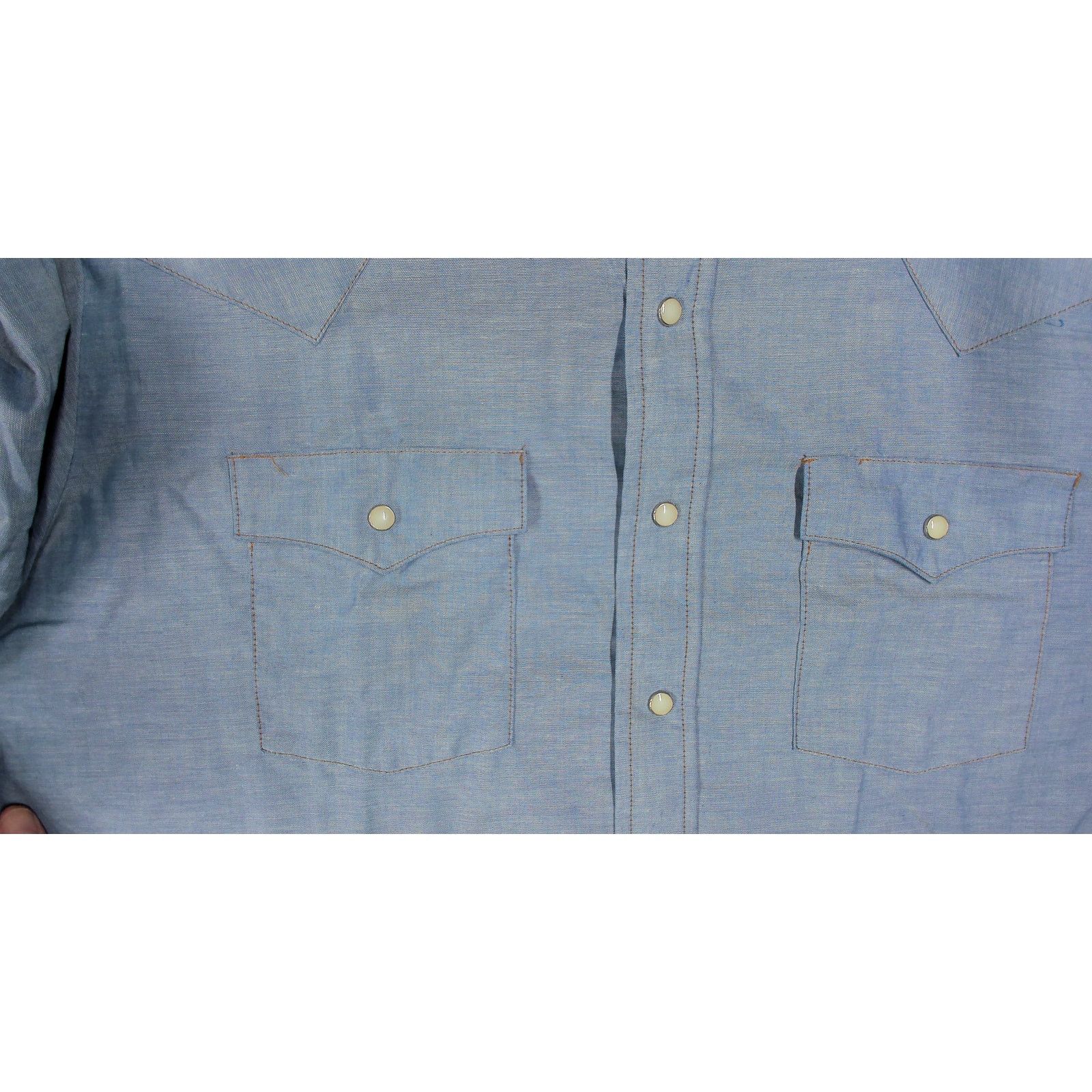 Vintage Vintage 70s Saddle King By Key Western Pearl Snap Shirt Size US XXL / EU 58 / 5 - 10 Thumbnail