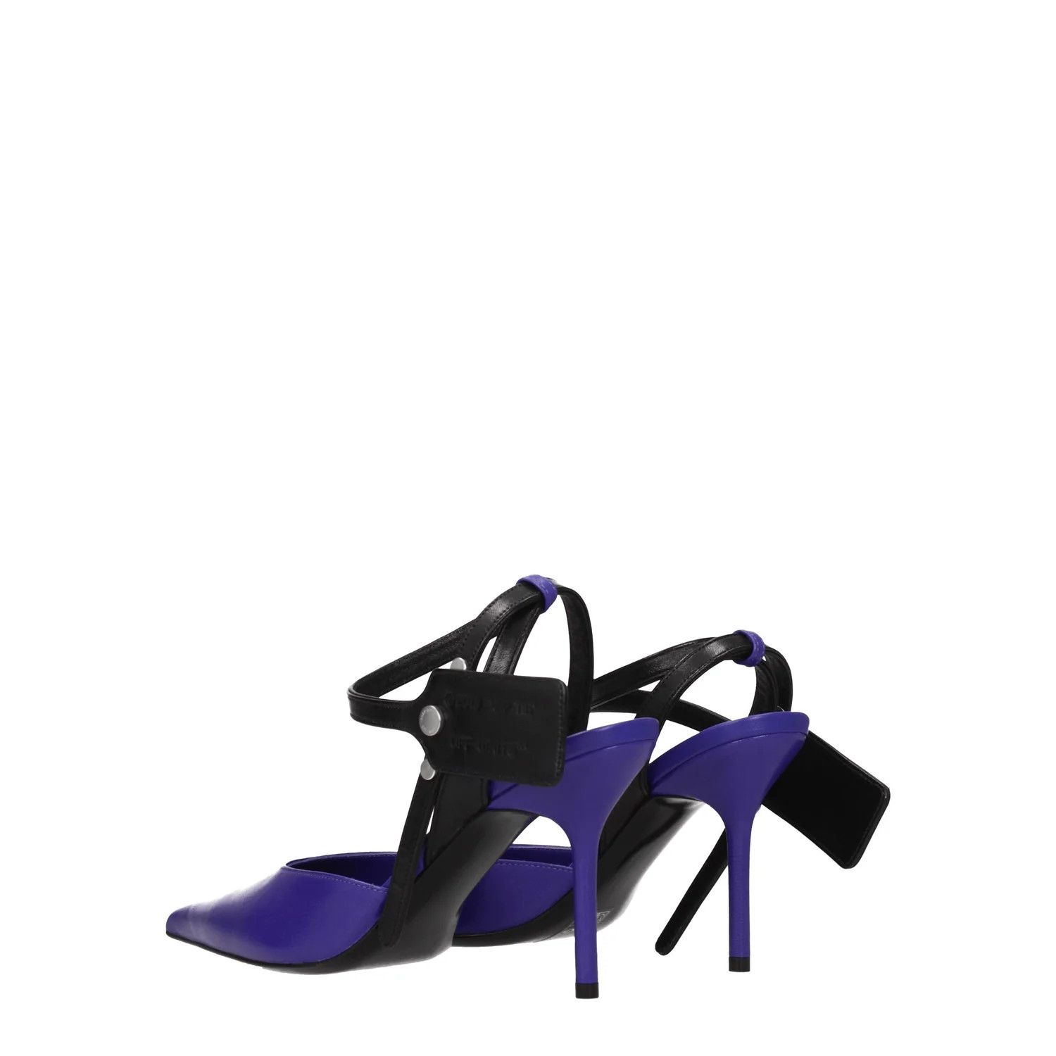 Off-White ob1o1e1124 Leather Sandals in Blue Size US 5 / IT 35 - 4 Thumbnail