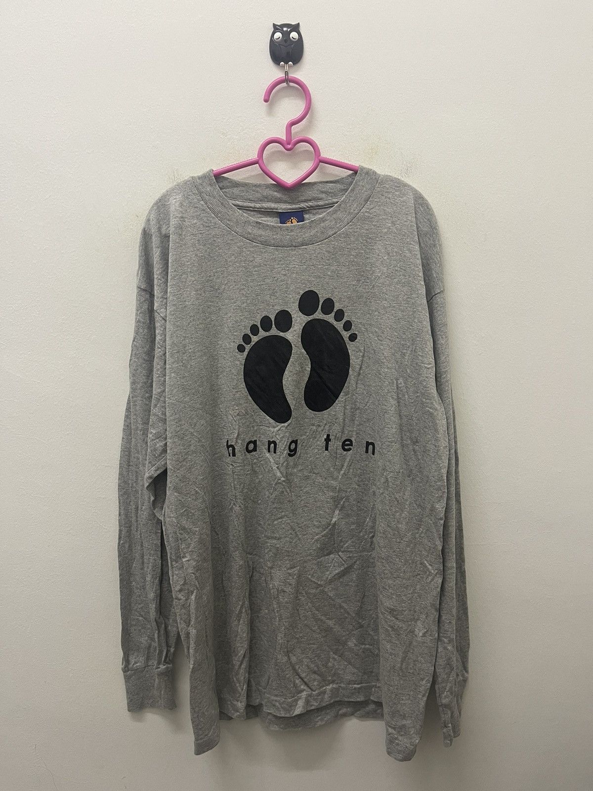 Hang Ten Rare Vintage HANG TEN Spell Out Big Logo Made in USA Size US L / EU 52-54 / 3 - 1 Thumbnail