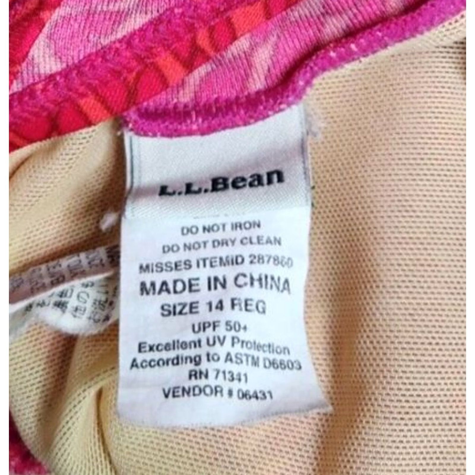Vintage LL Bean Womens One Piece Swimsuit 14 Red Wireless Bra Bathing Suit Size XL / US 12-14 / IT 48-50 - 5 Thumbnail
